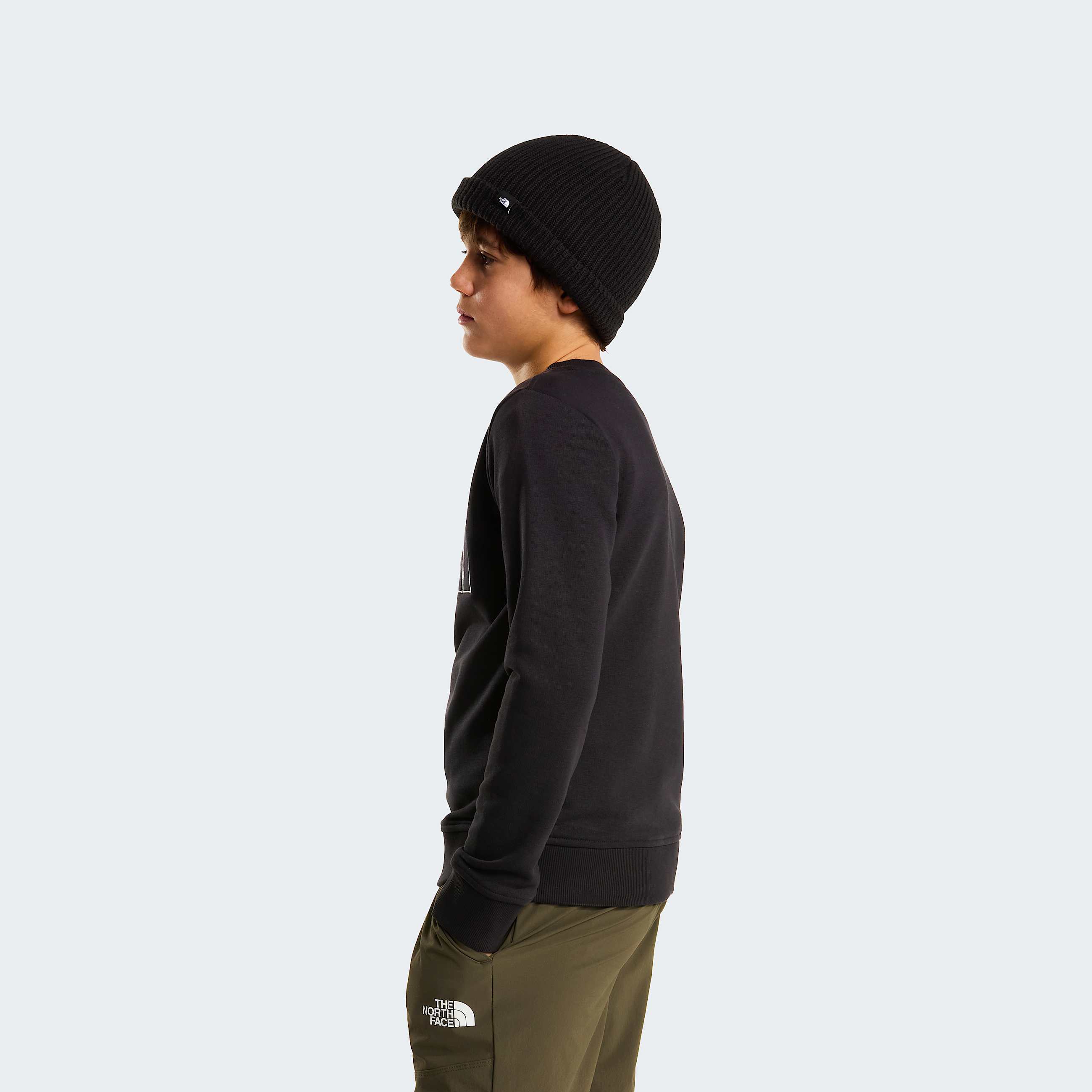 Drew Peak Crew Neck Sweatshirt Junior TNF ALT2