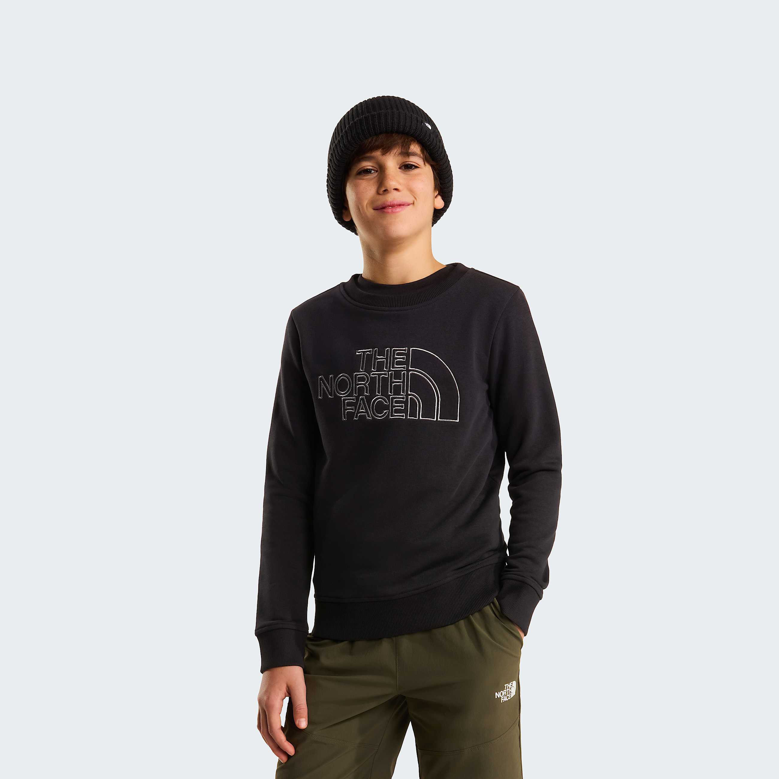Drew Peak Crew Neck Sweatshirt Junior TNF HERO