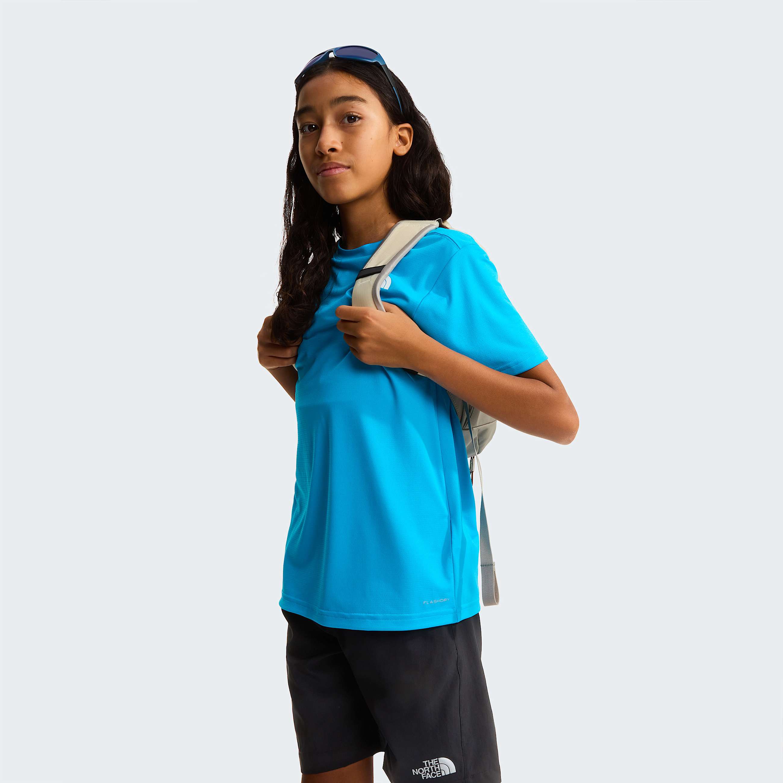 Teens 247 Shorts TNF TNF BlackAsphalt Grey ALT4