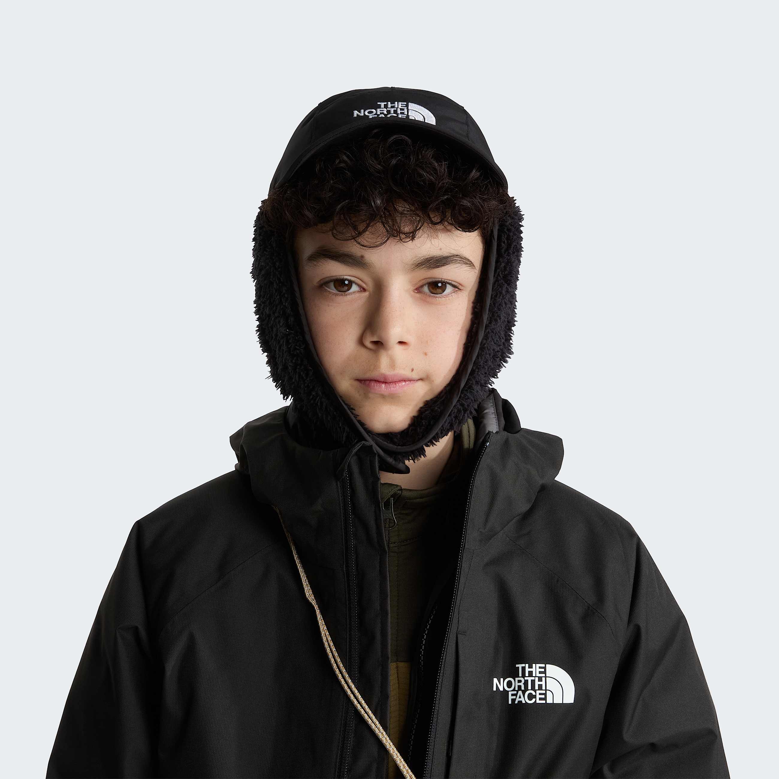 Cappello trapper Shasta da bambini TNF ALT1