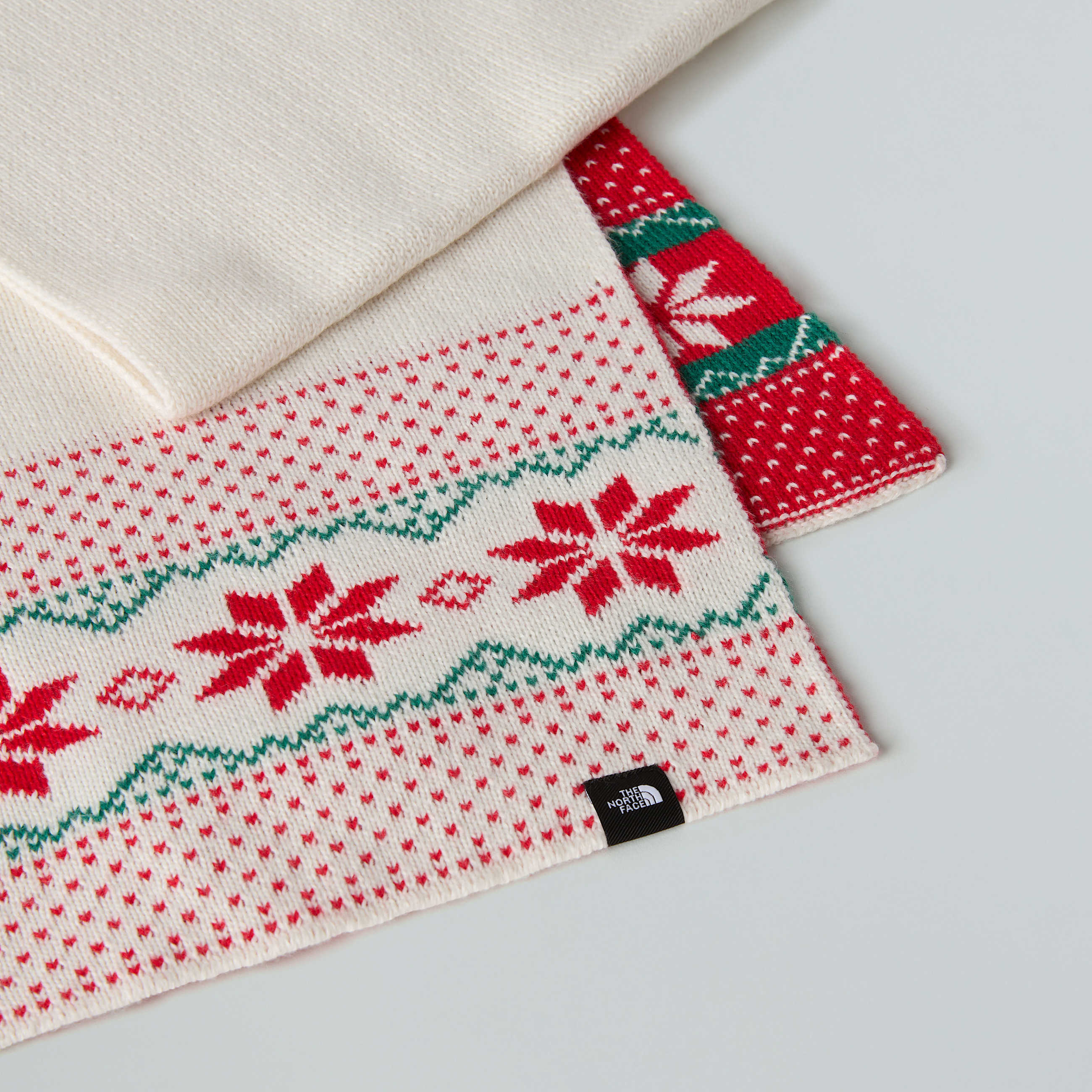 Cabin Ski Tuke Beanie and Scarf Set TNF ALT4