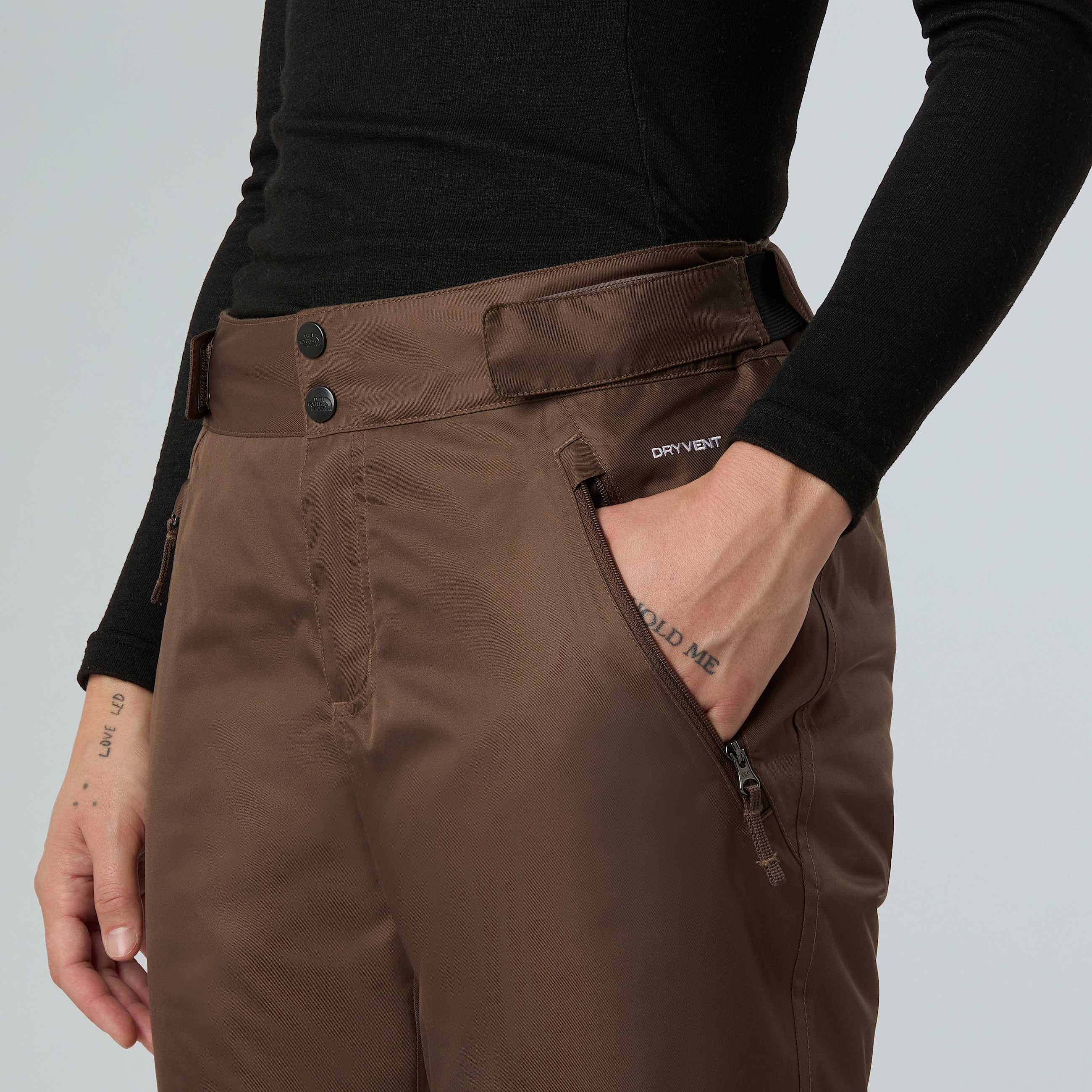 Womens Sally Insulated Trousers TNF Smokey Brown ALT9