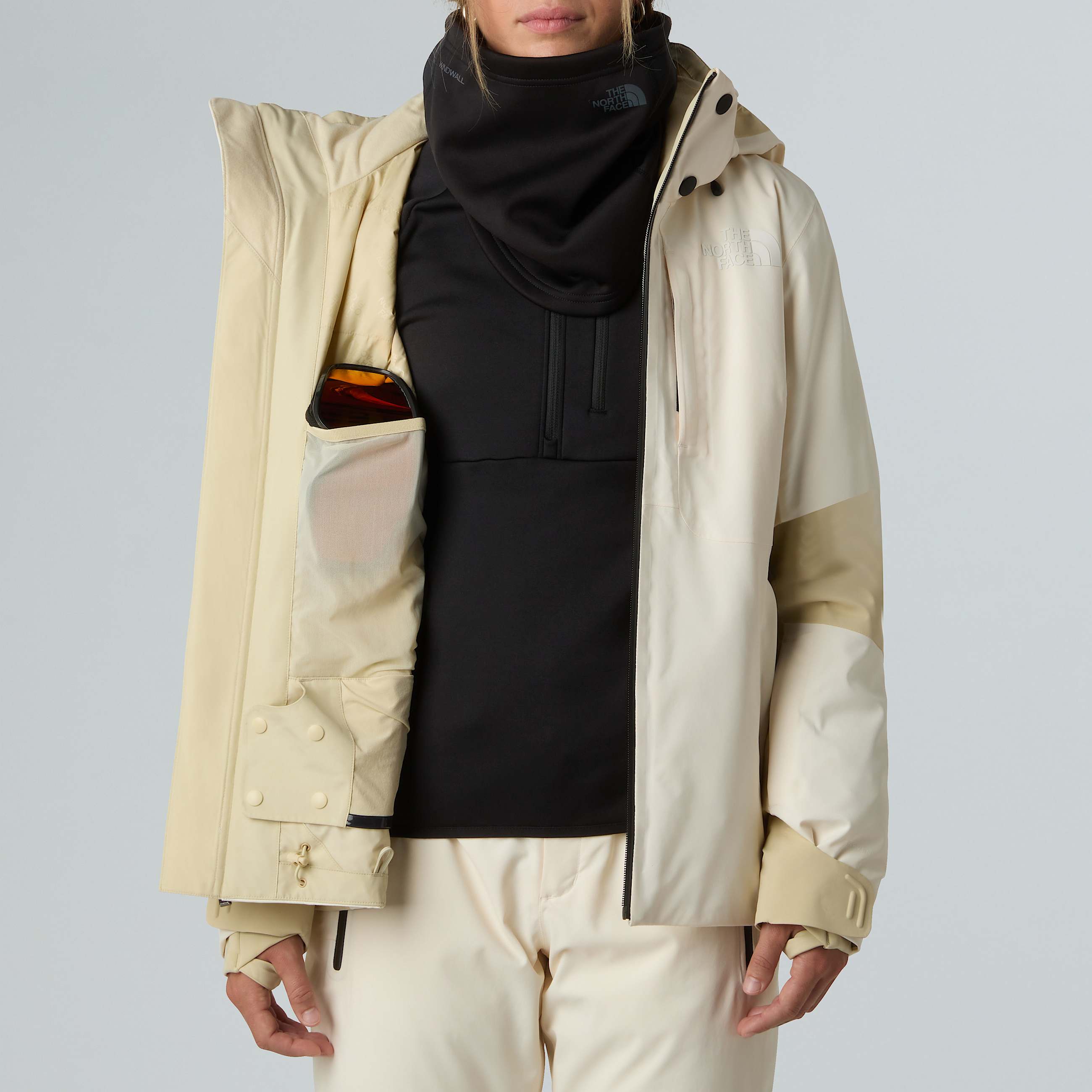 Womens Lenado Jacket TNF White DuneGravel ALT16