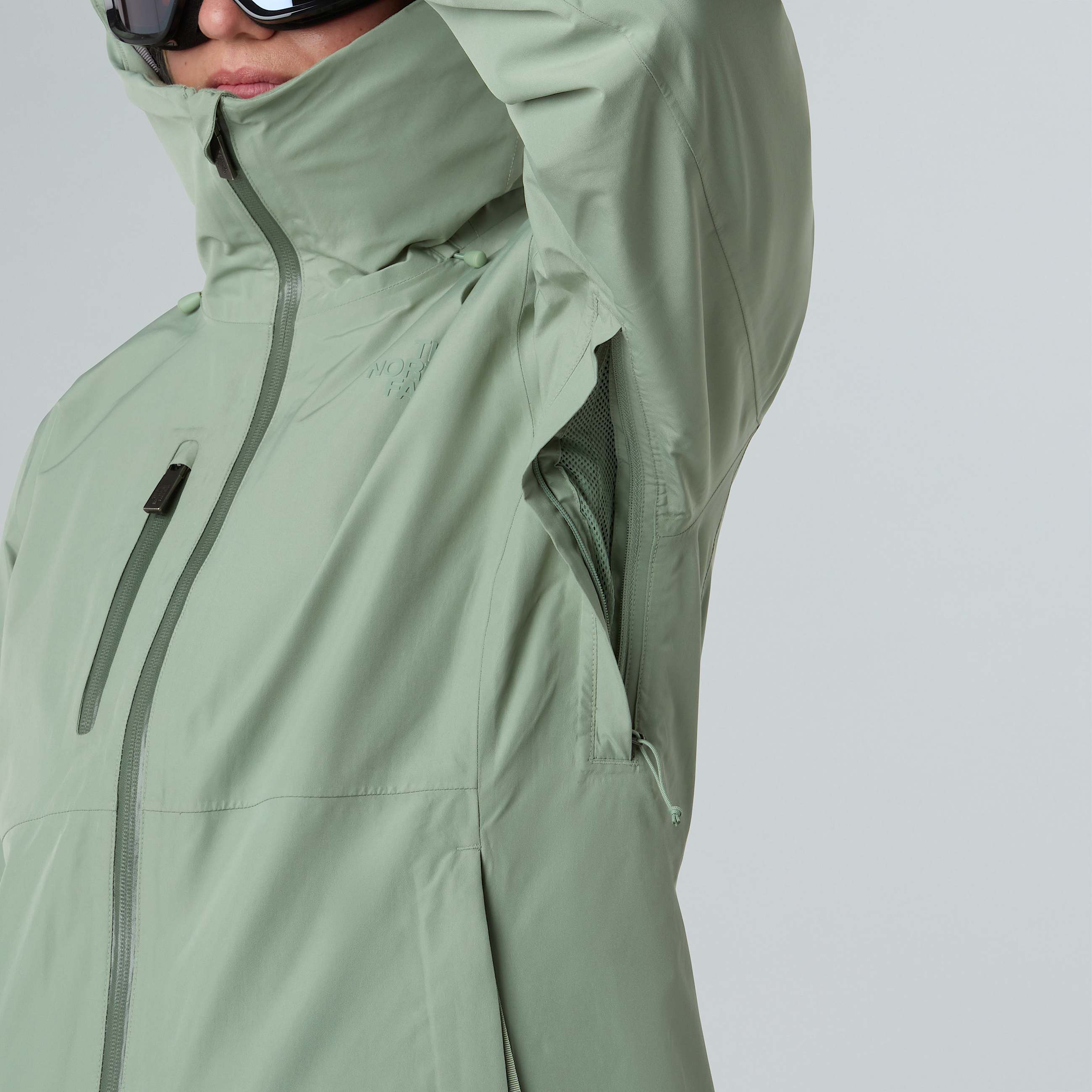 Womens Descendit Jacket TNF Slate Moss ALT10