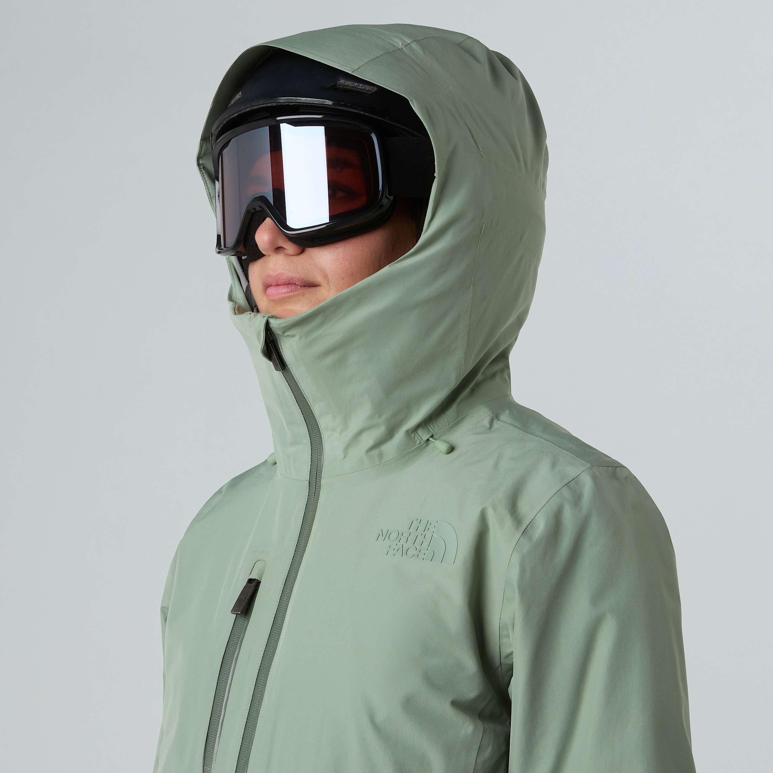 Womens Descendit Jacket TNF Slate Moss ALT9