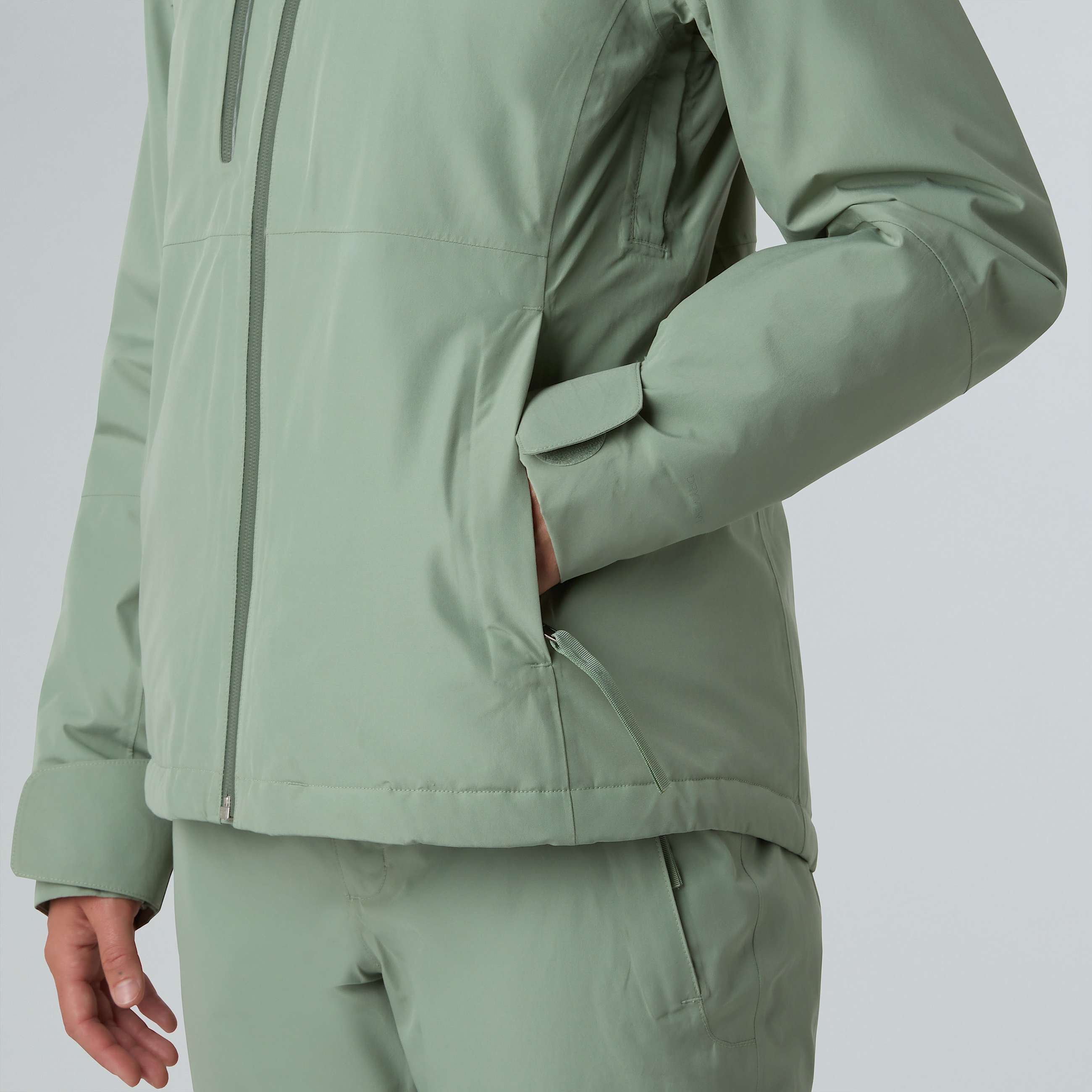 Womens Descendit Jacket TNF Slate Moss ALT11