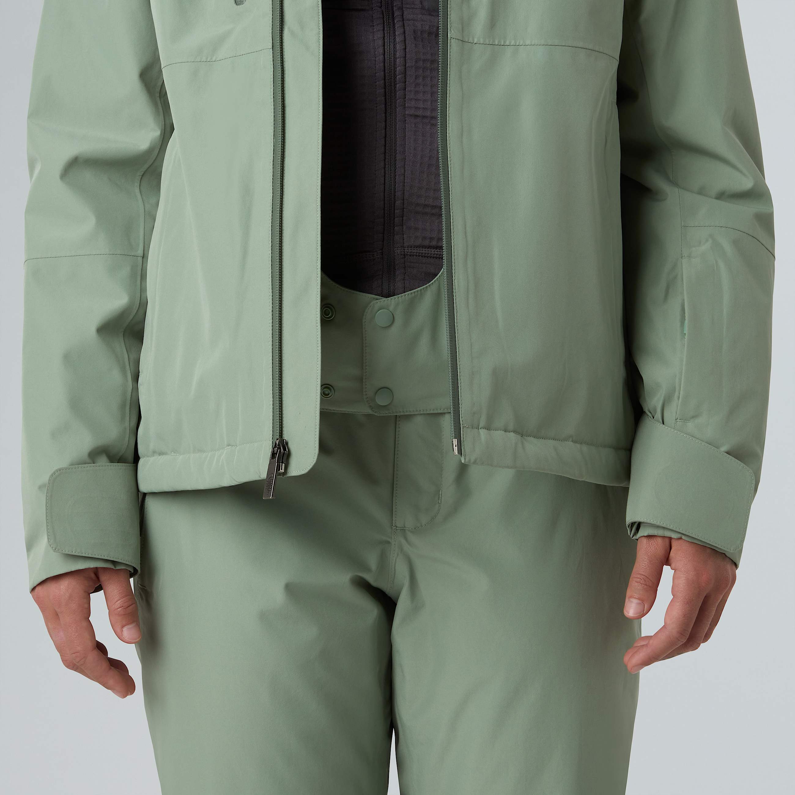 Womens Descendit Jacket TNF Slate Moss ALT13