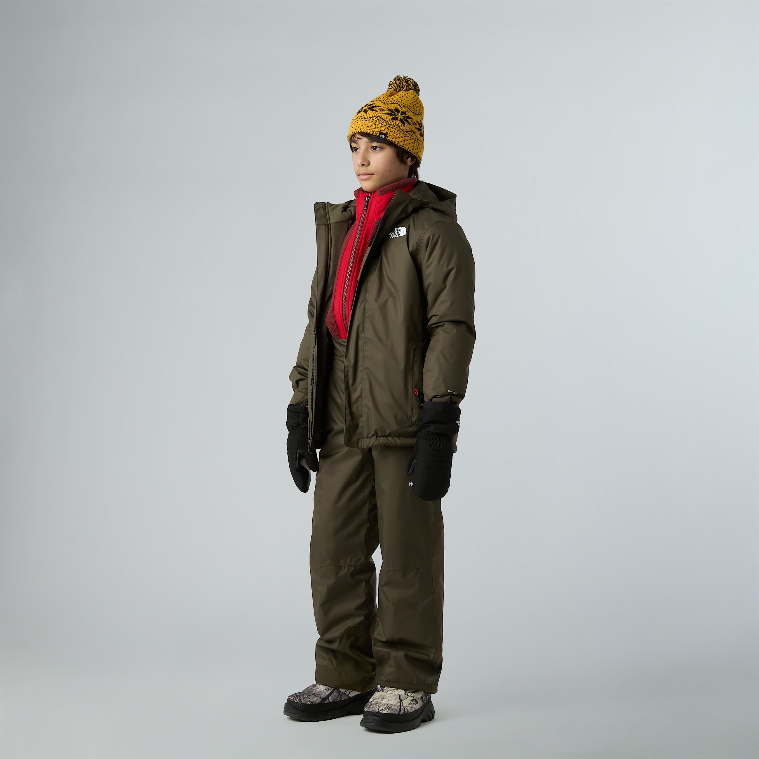 Snowquest Suspender Trousers Junior TNF ALT5