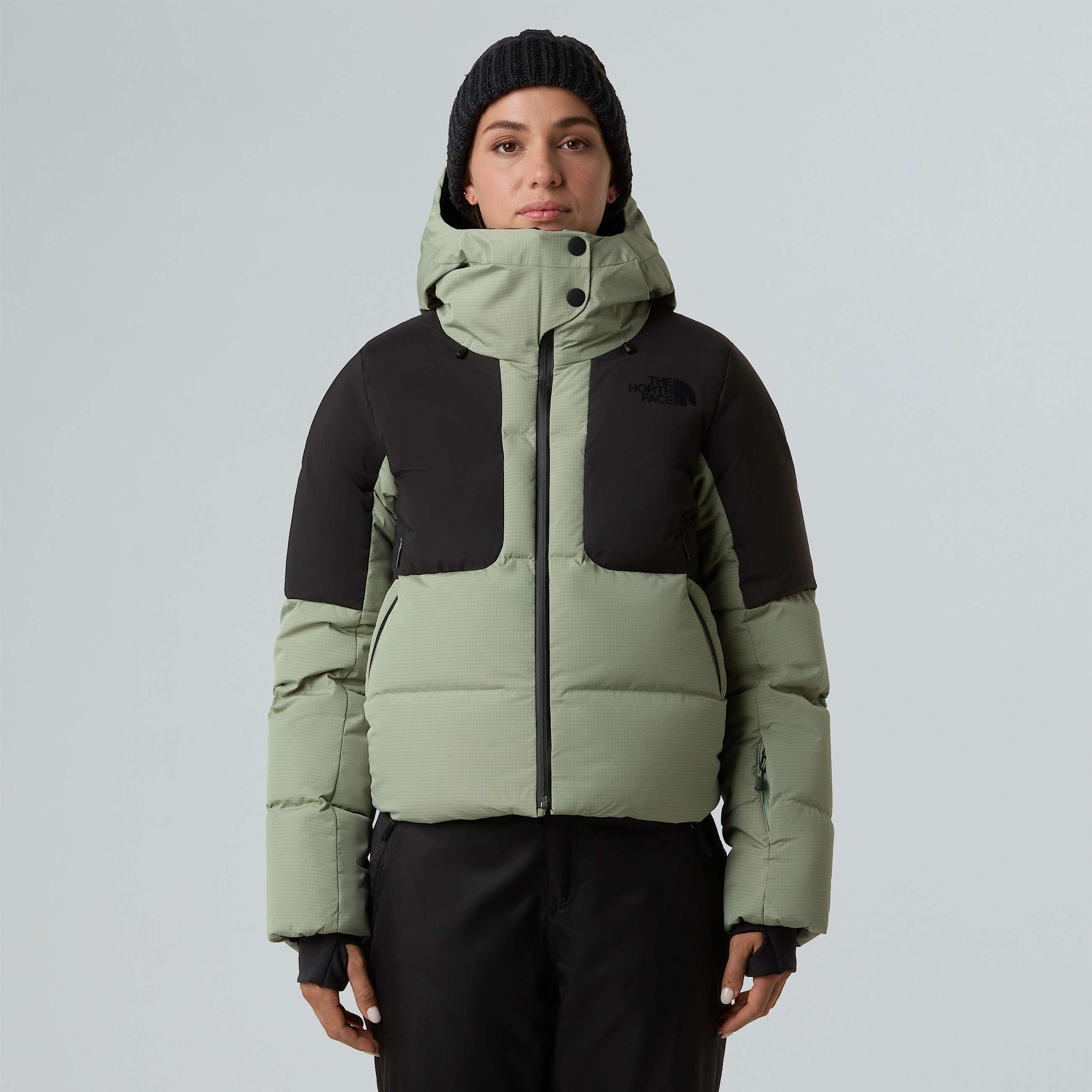 Womens Cold Spell Cropped Down Jacket TNF ALT4