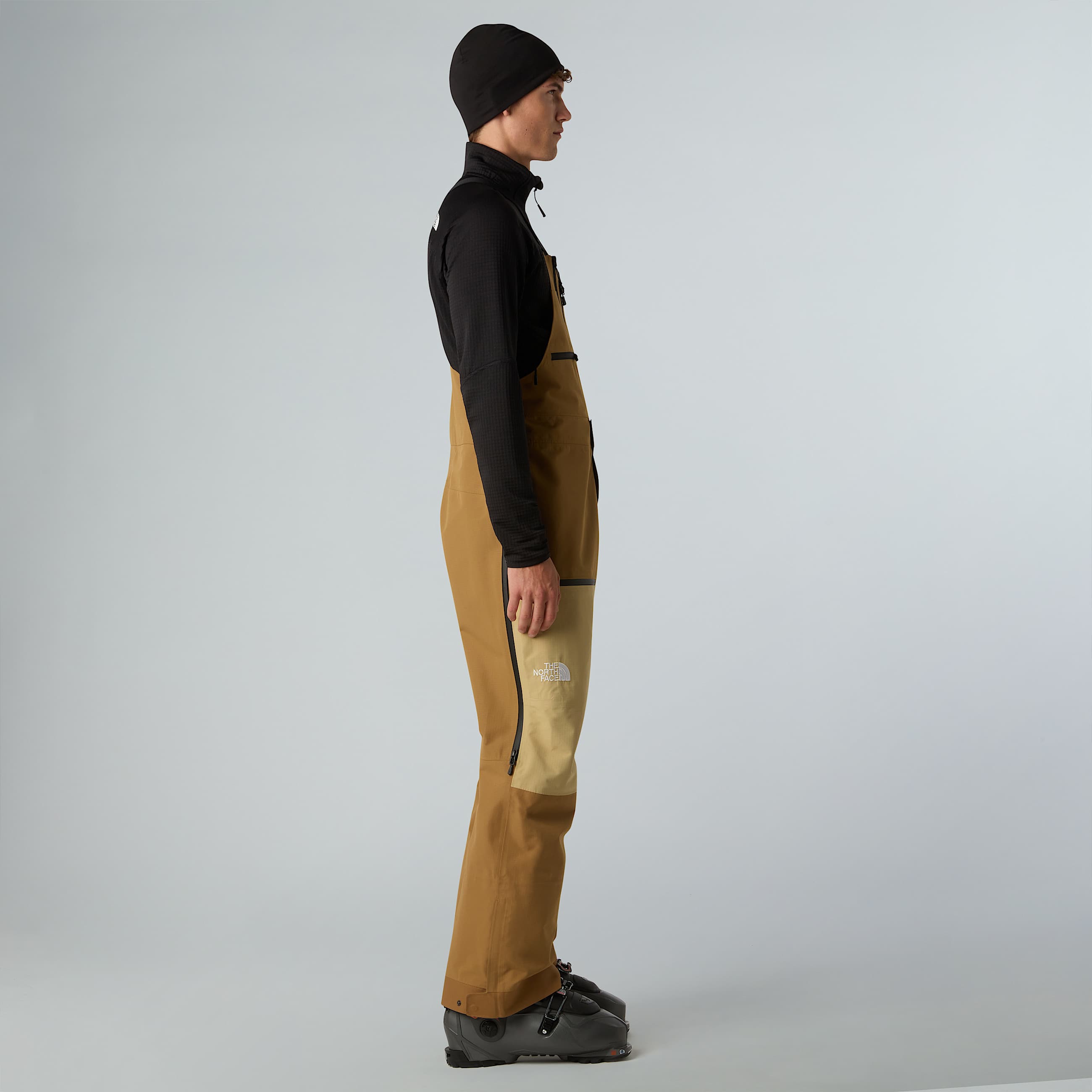 Mens Ceptor Bib Trousers TNF Utility BrownKhaki Stone ALT6