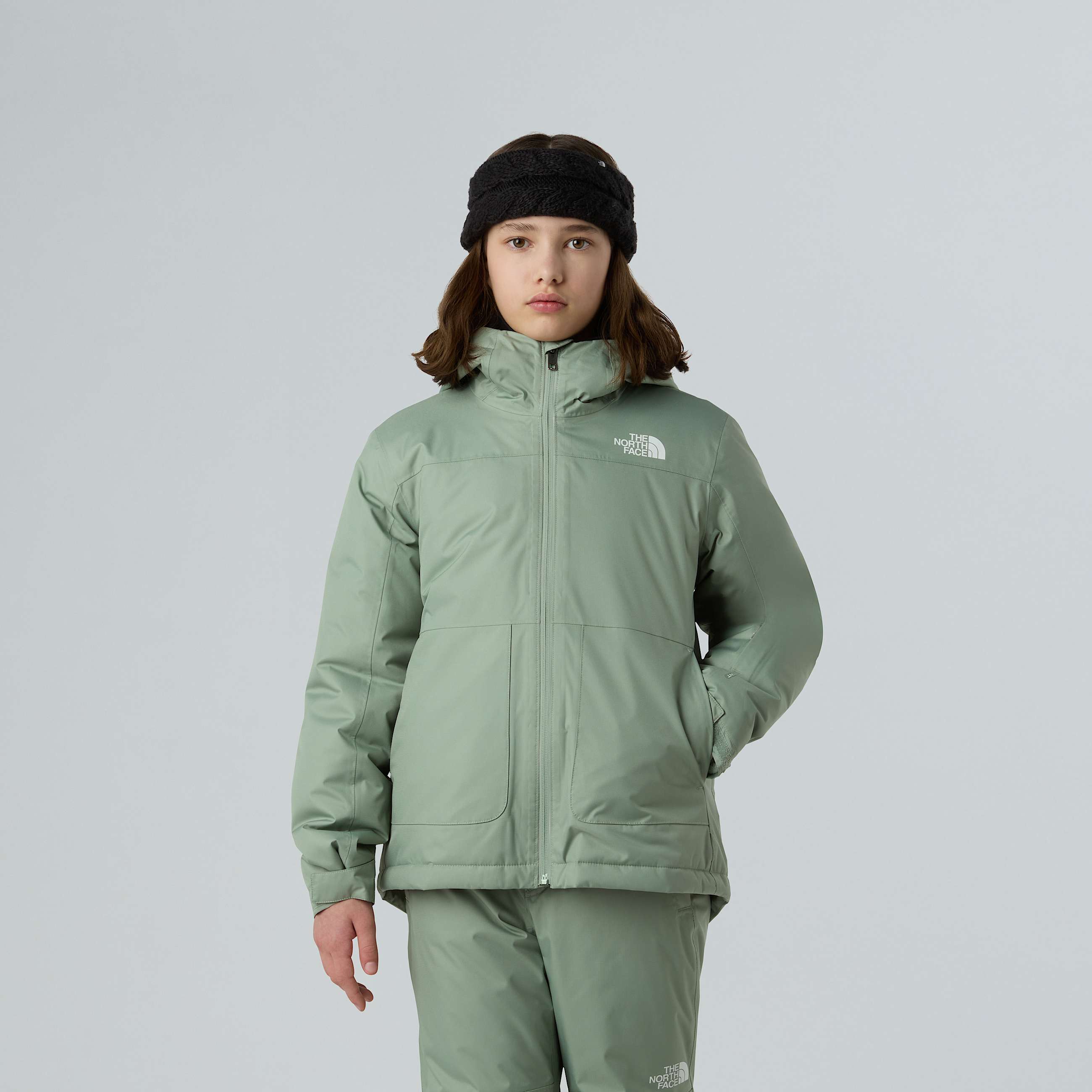 Girls Freedom Insulated Jacket TNF Slate Moss ALT4