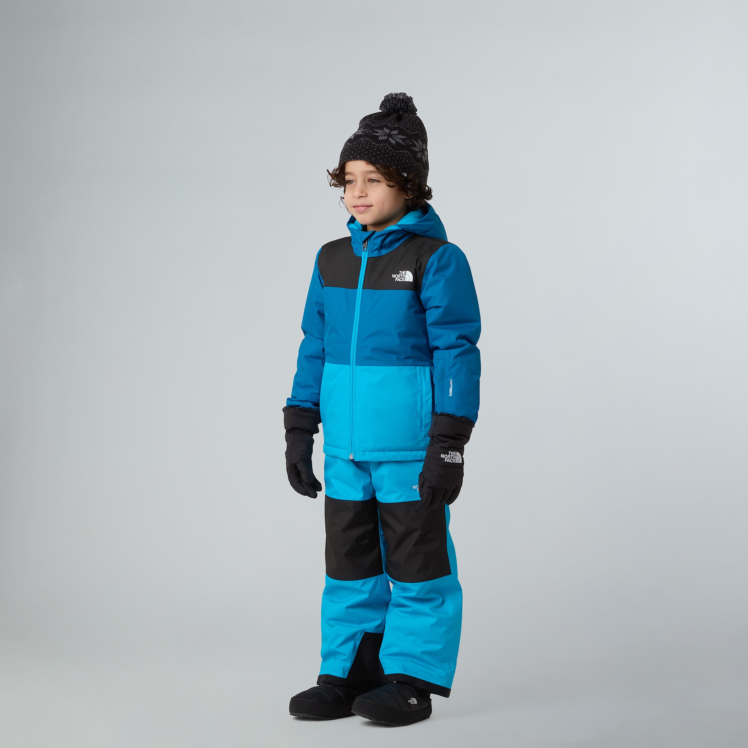 Kids Freedom Insulated Jacket TNF Dusk BlueMeridian Blue ALT5
