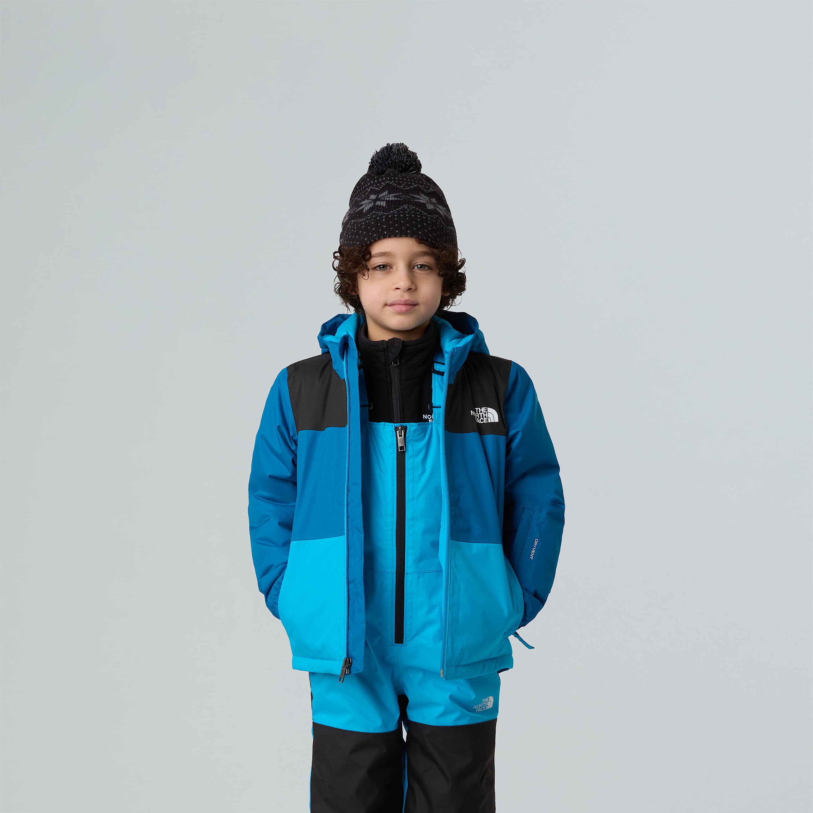 Kids Freedom Insulated Jacket TNF Dusk BlueMeridian Blue ALT7