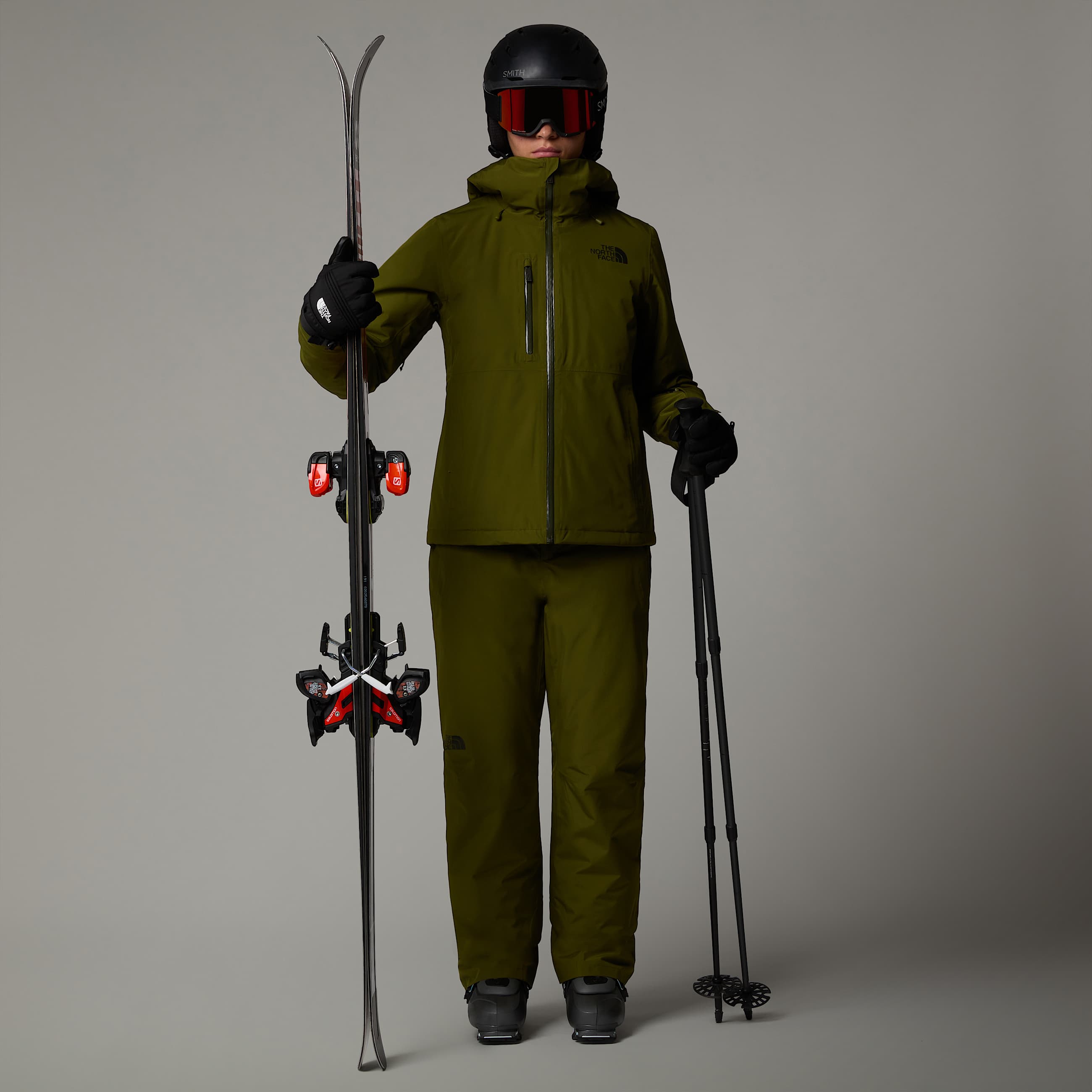 Performance Ski Socks TNF TNF BlackTNF Red ALT8