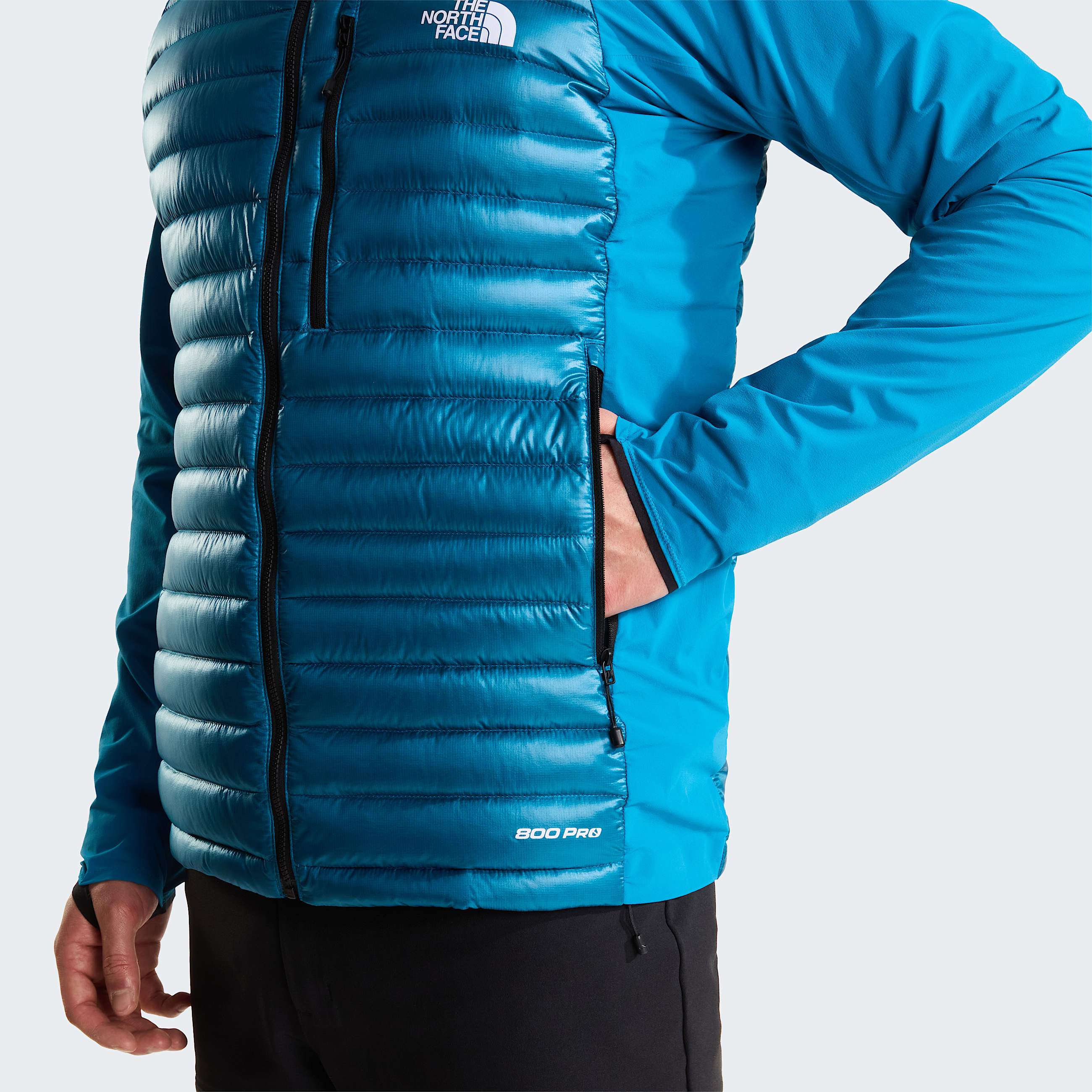 Summit Breithorn Lightweight Hybridjas met capuchon voor heren TNF Dusk Blue ALT7