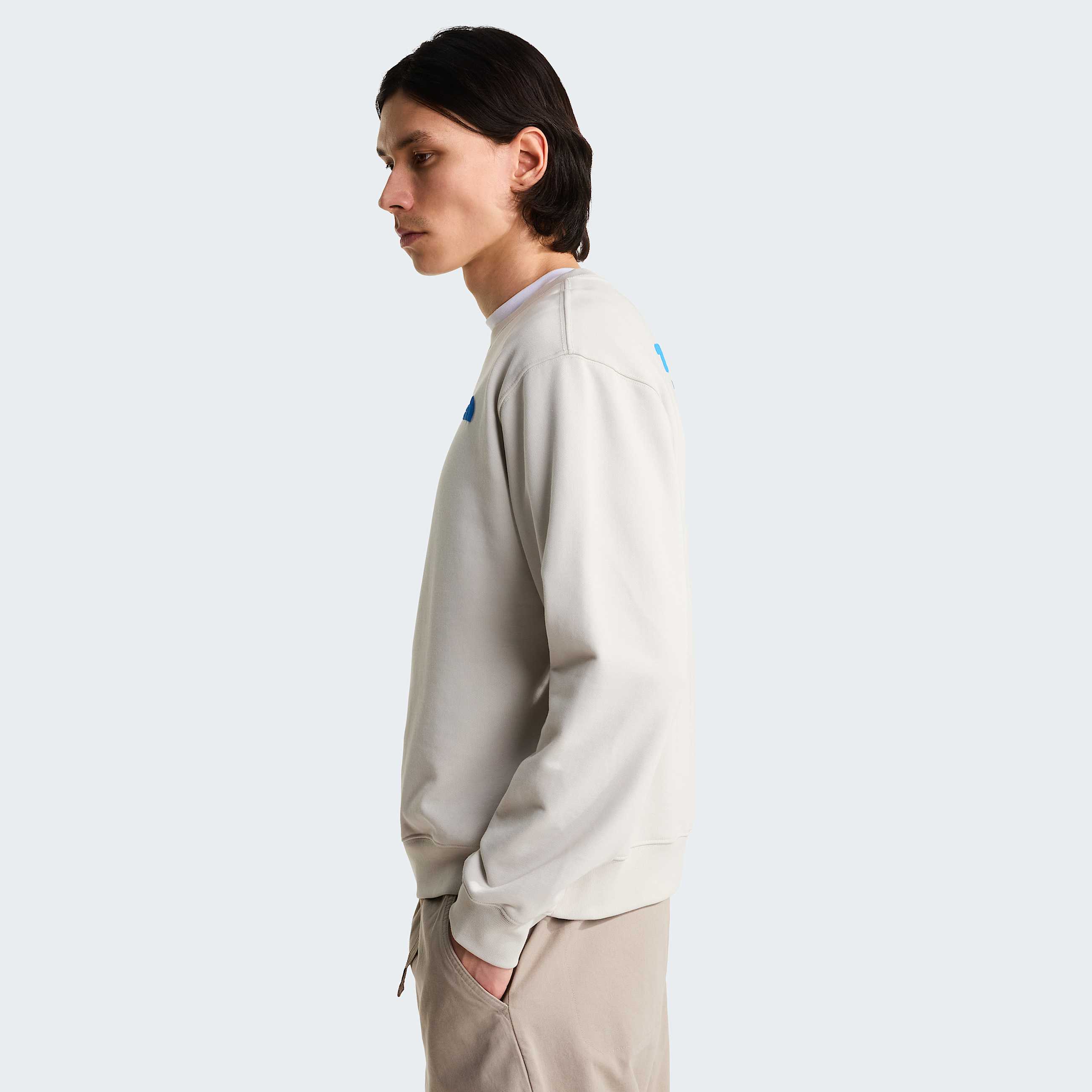 Felpa Explore Fonts Relaxed con grafica da uomo TNF ALT3