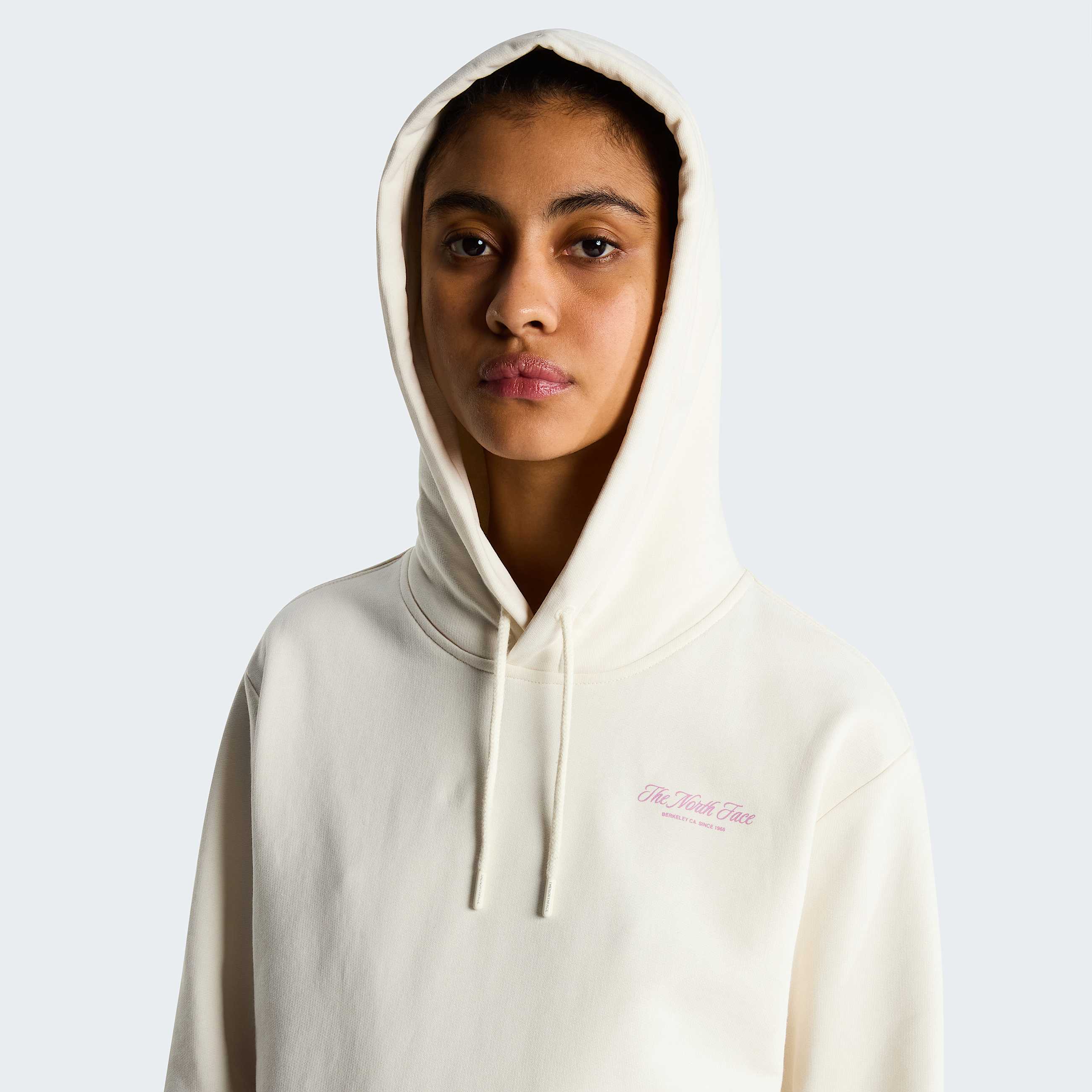 Inspire Exploration Relaxedhoodie voor dames TNF White DuneHushed Lavender ALT4