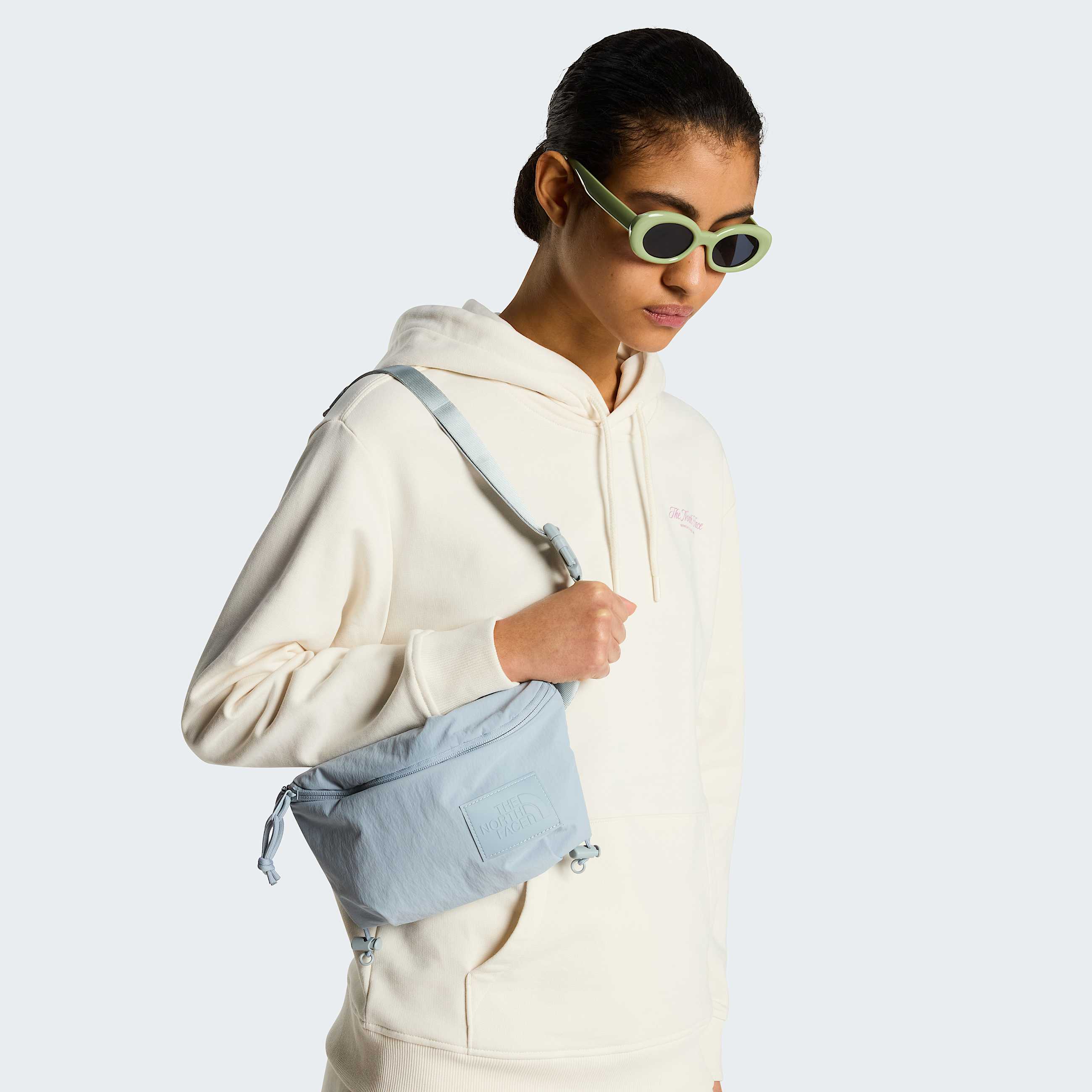 Inspire Exploration Relaxedhoodie voor dames TNF White DuneHushed Lavender ALT7