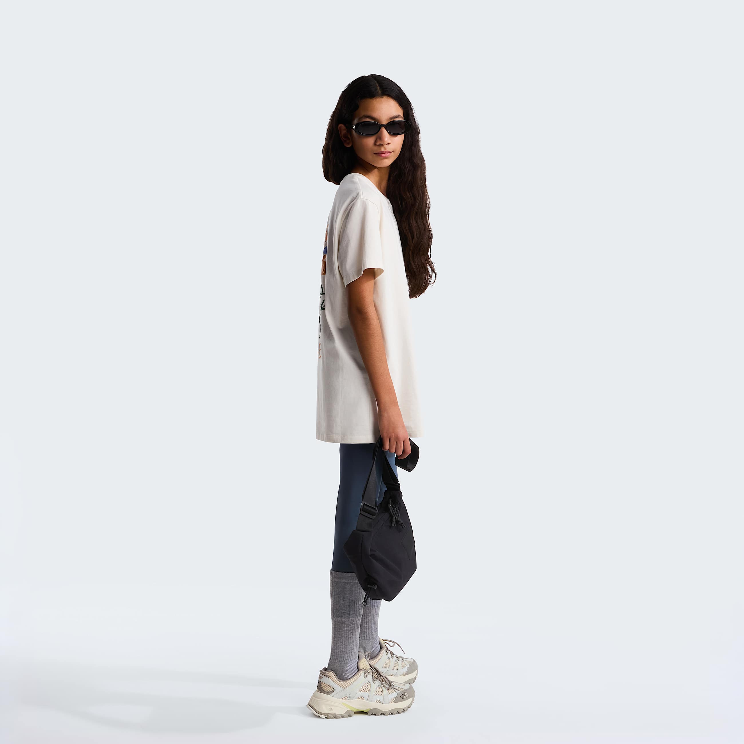 Tshirt descontrada Flower Scribble para adolescente TNF ALT13