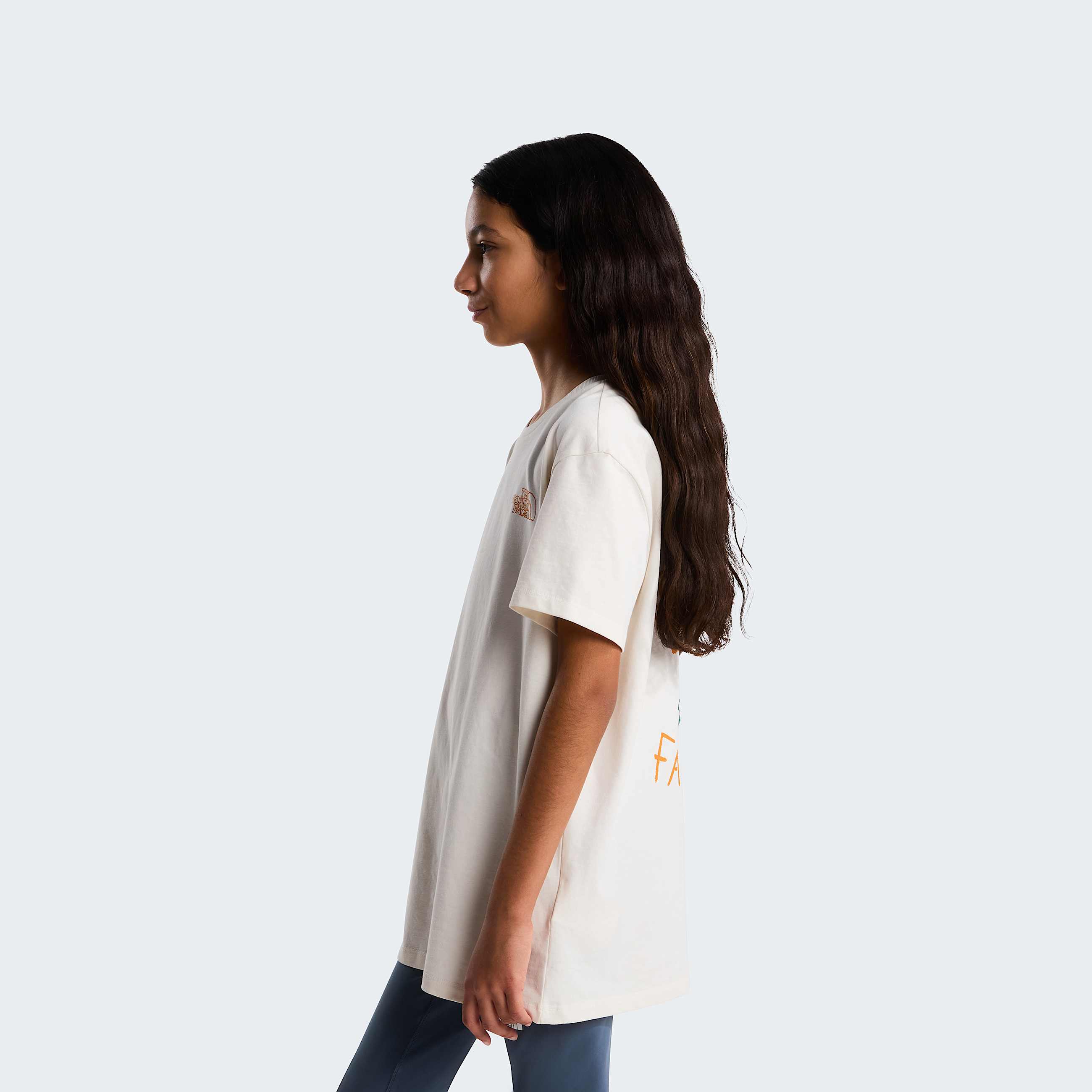 Tshirt descontrada Flower Scribble para adolescente TNF ALT14