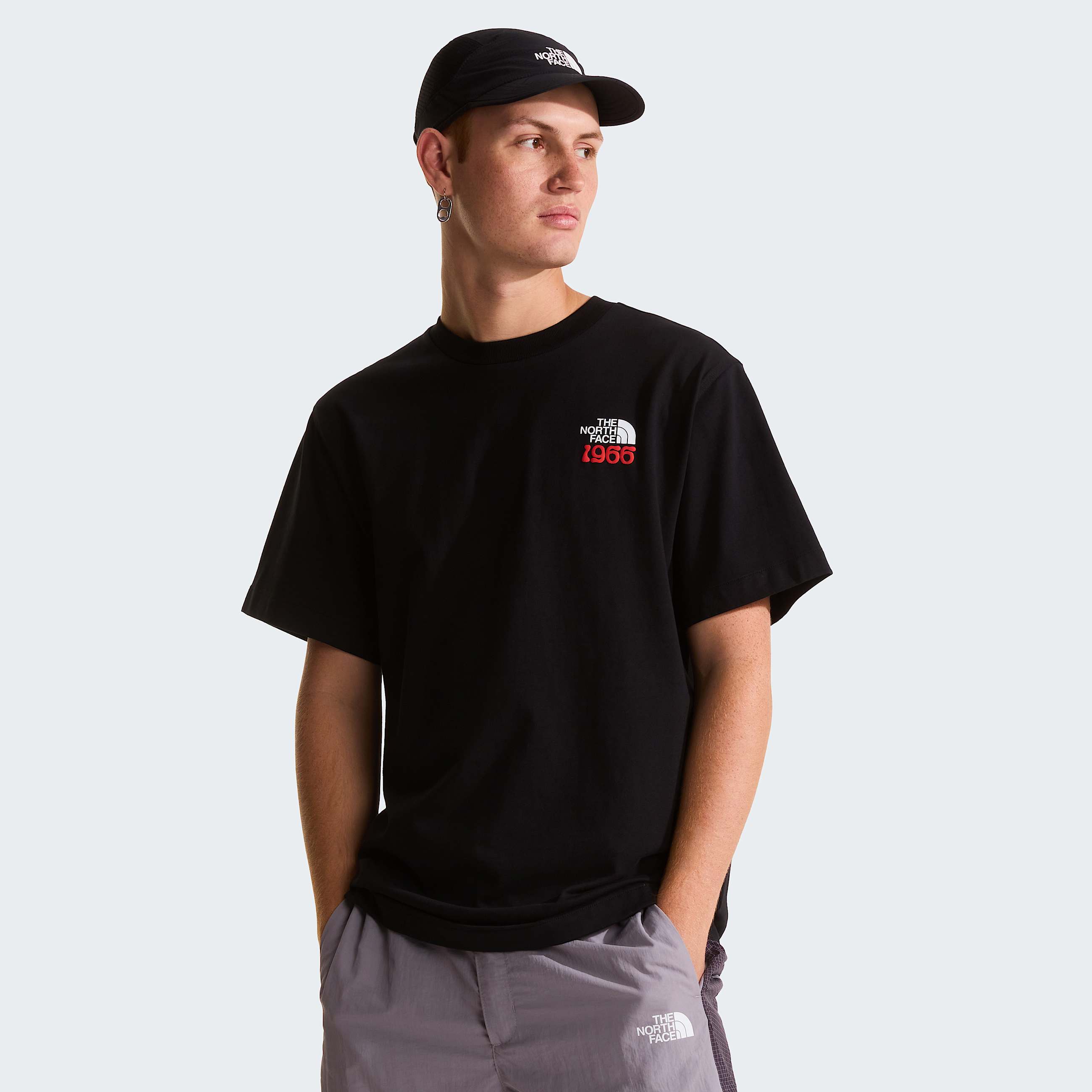 Mens 1966 Half Dome Relaxed Graphic TShirt TNF TNF Black ALT3