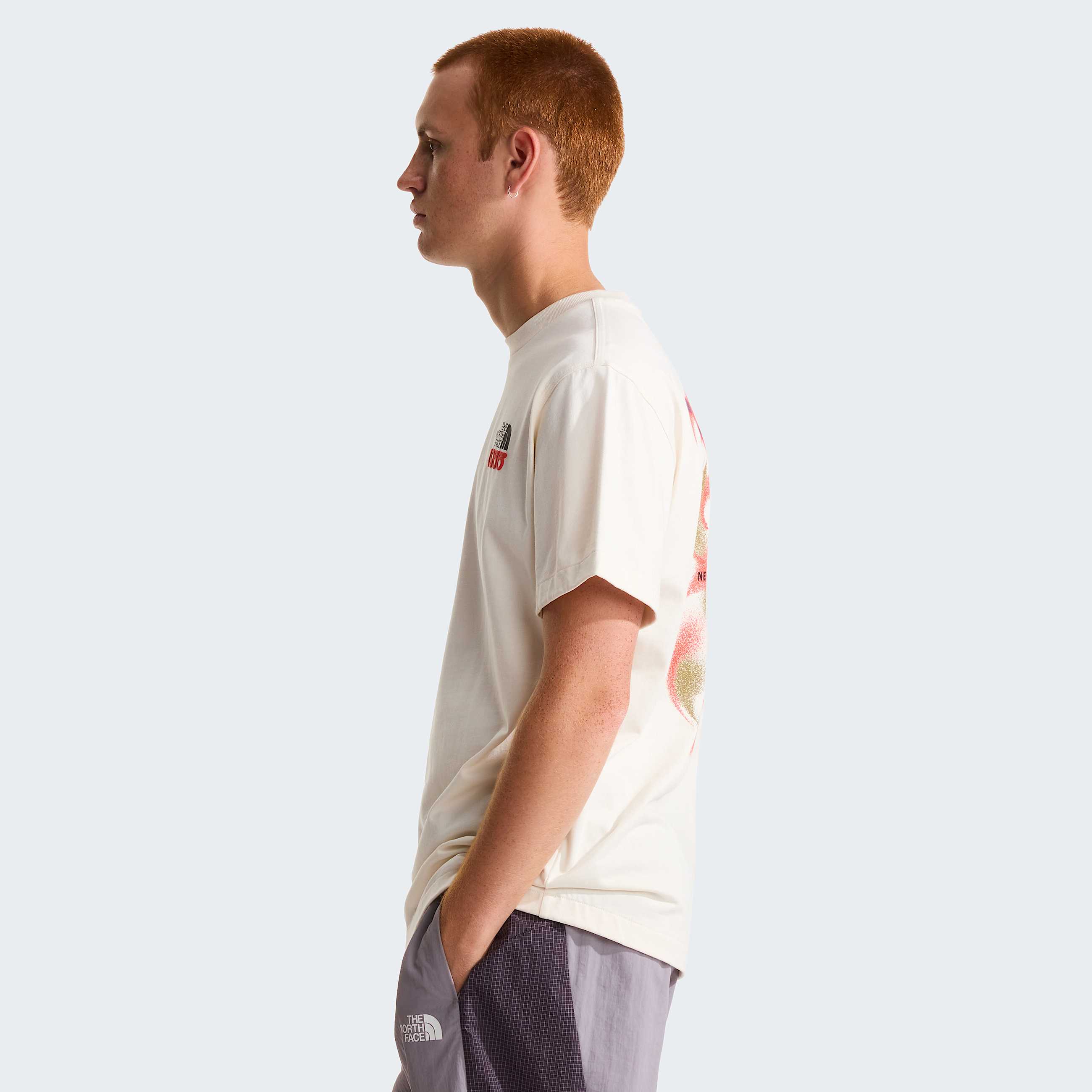Mens 1966 Motion Relaxed Graphic TShirt TNF White Dune ALT5