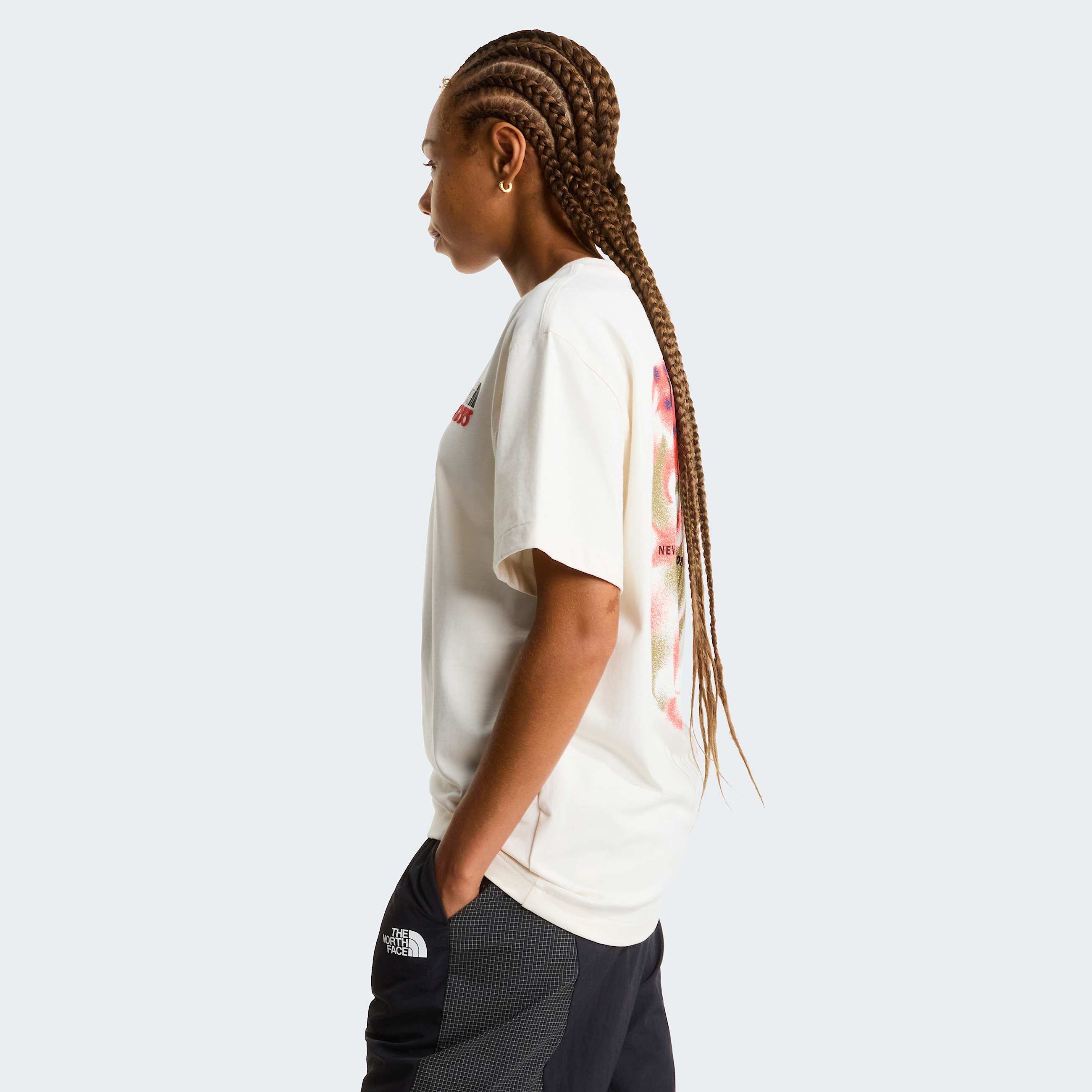 Mens 1966 Motion Relaxed Graphic TShirt TNF White Dune ALT12