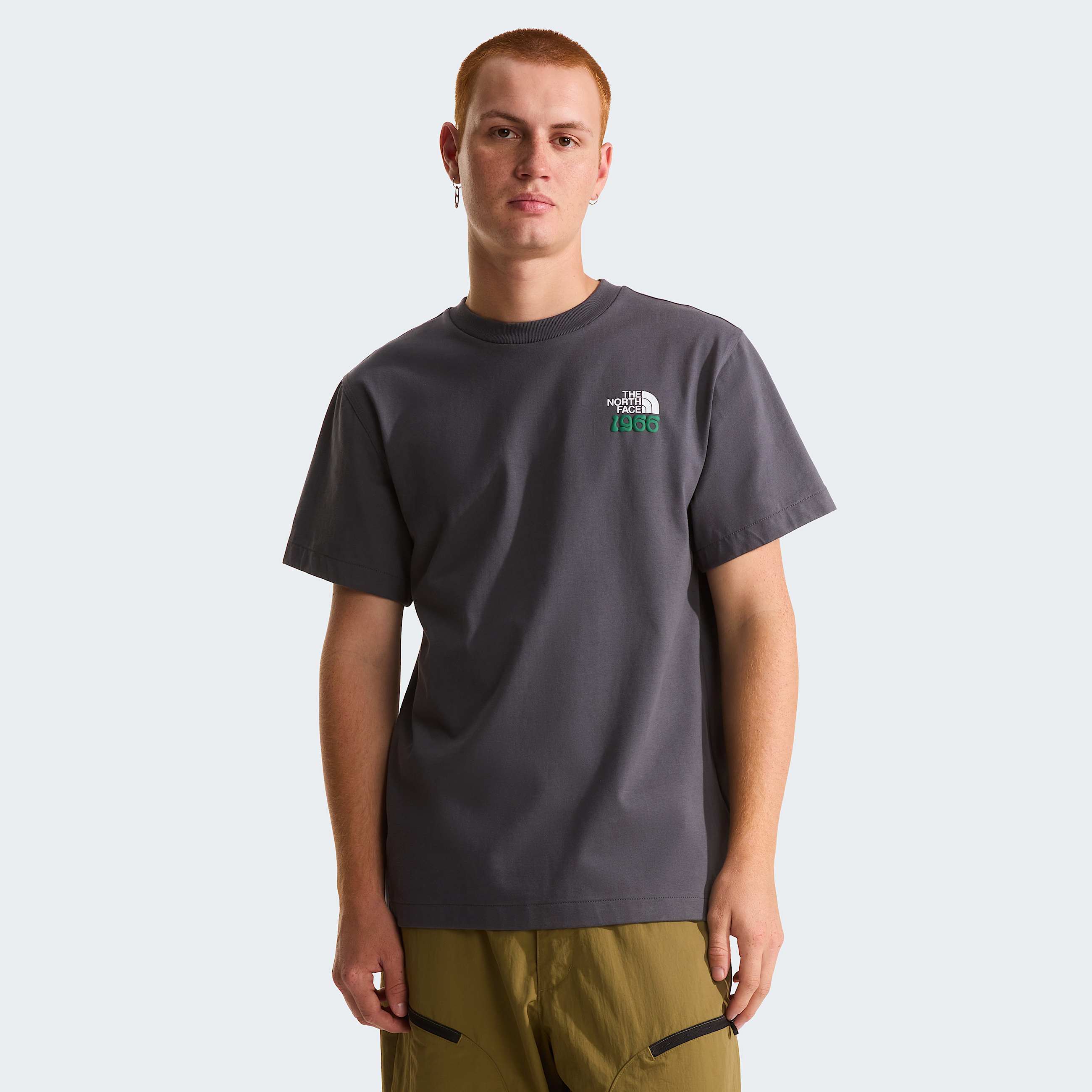 1966 Motion relaxt geschnittenes TShirt mit Grafik Unisex TNF Anthracite Grey ALT4