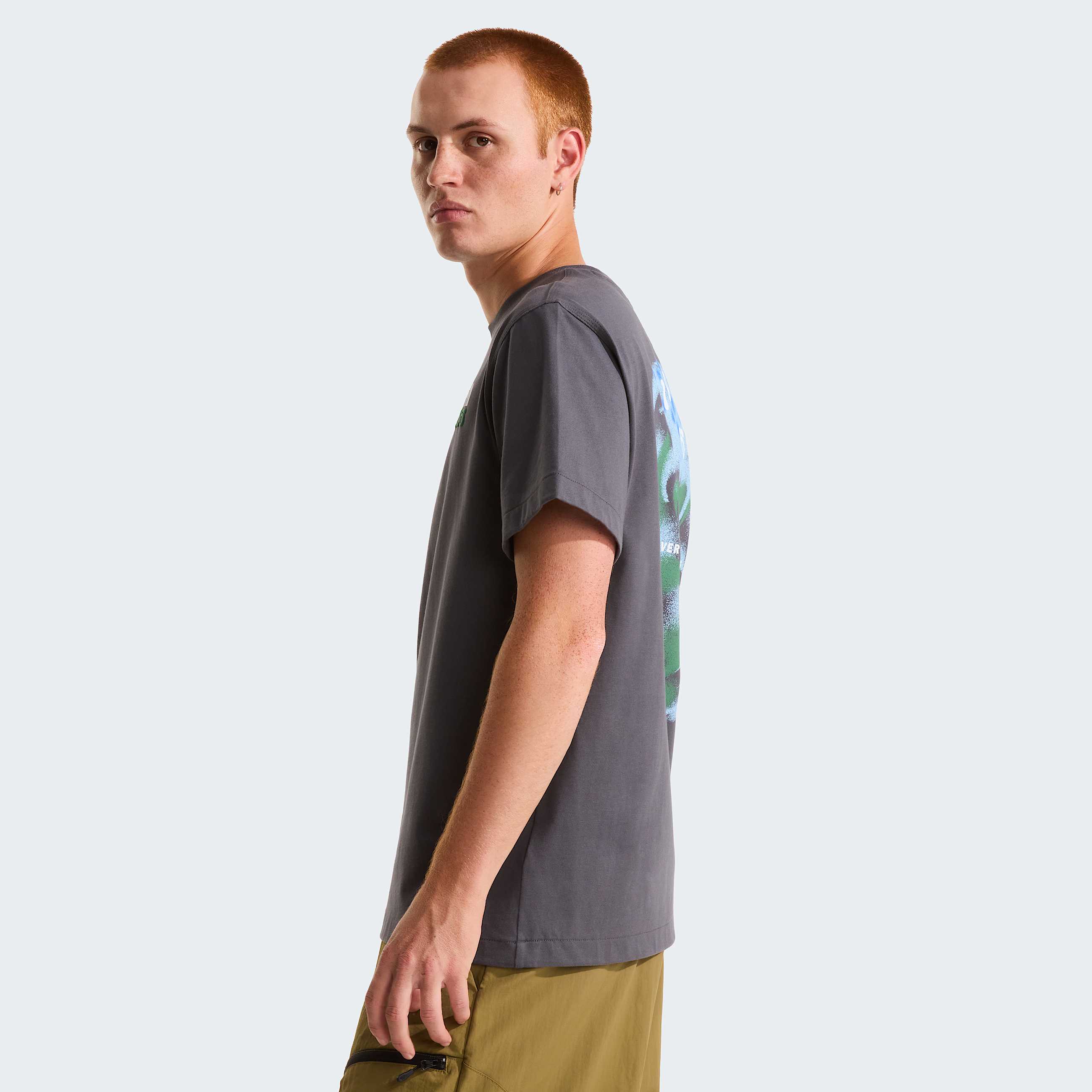 1966 Motion relaxt geschnittenes TShirt mit Grafik Unisex TNF Anthracite Grey ALT6