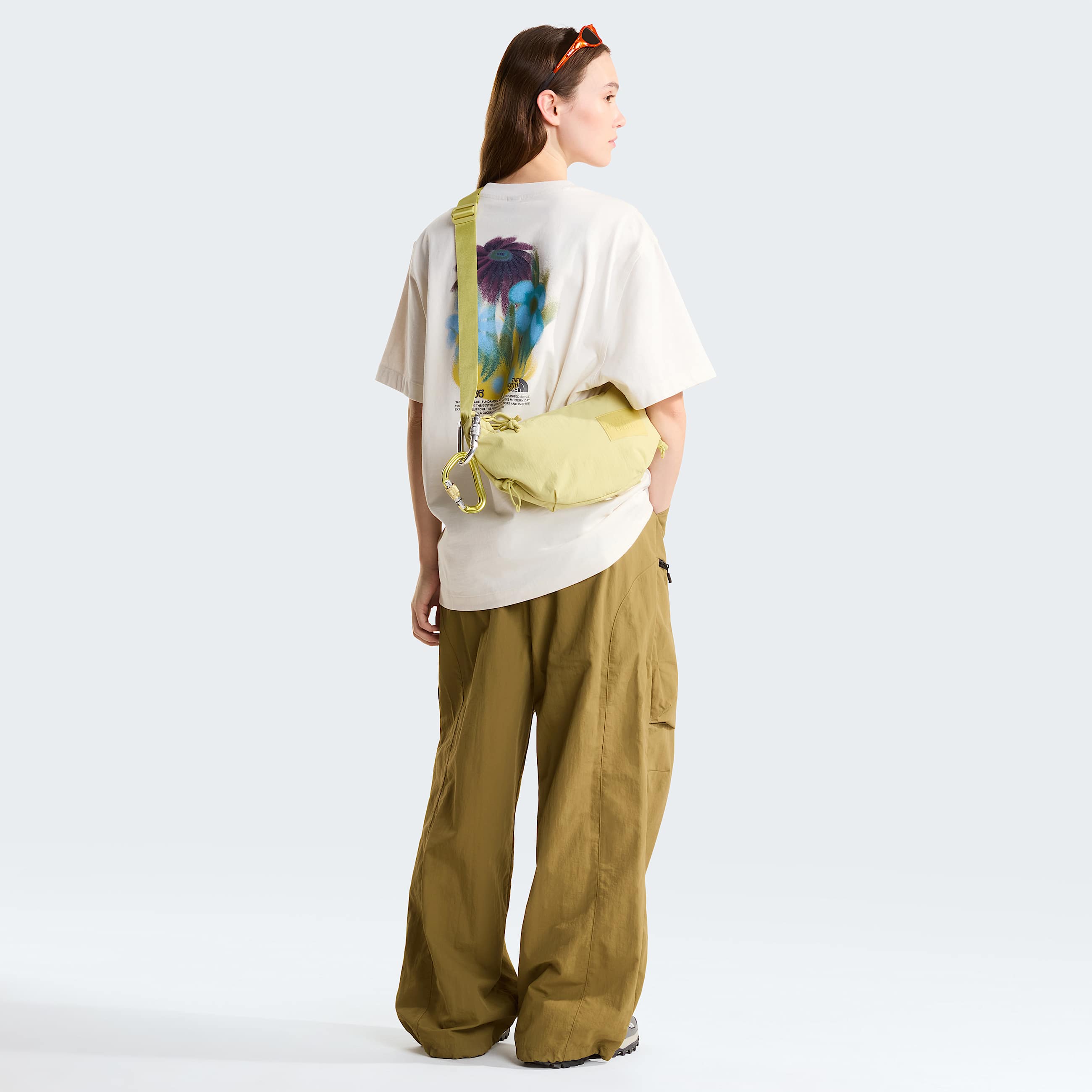 Unisex 1966 Flora Relaxed Graphic TShirt TNF White Dune ALT12