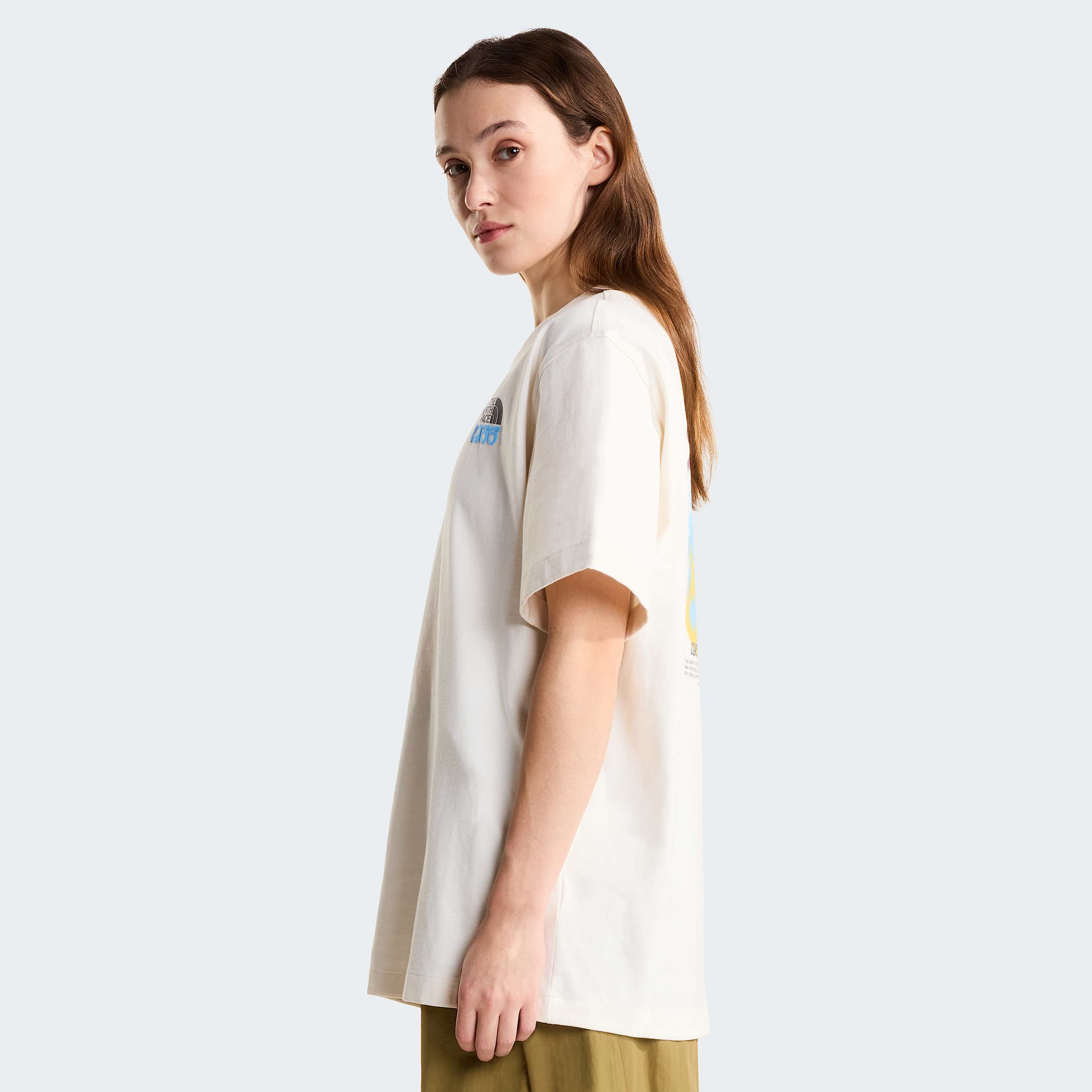 Unisex 1966 Flora Relaxed Graphic TShirt TNF White Dune ALT13