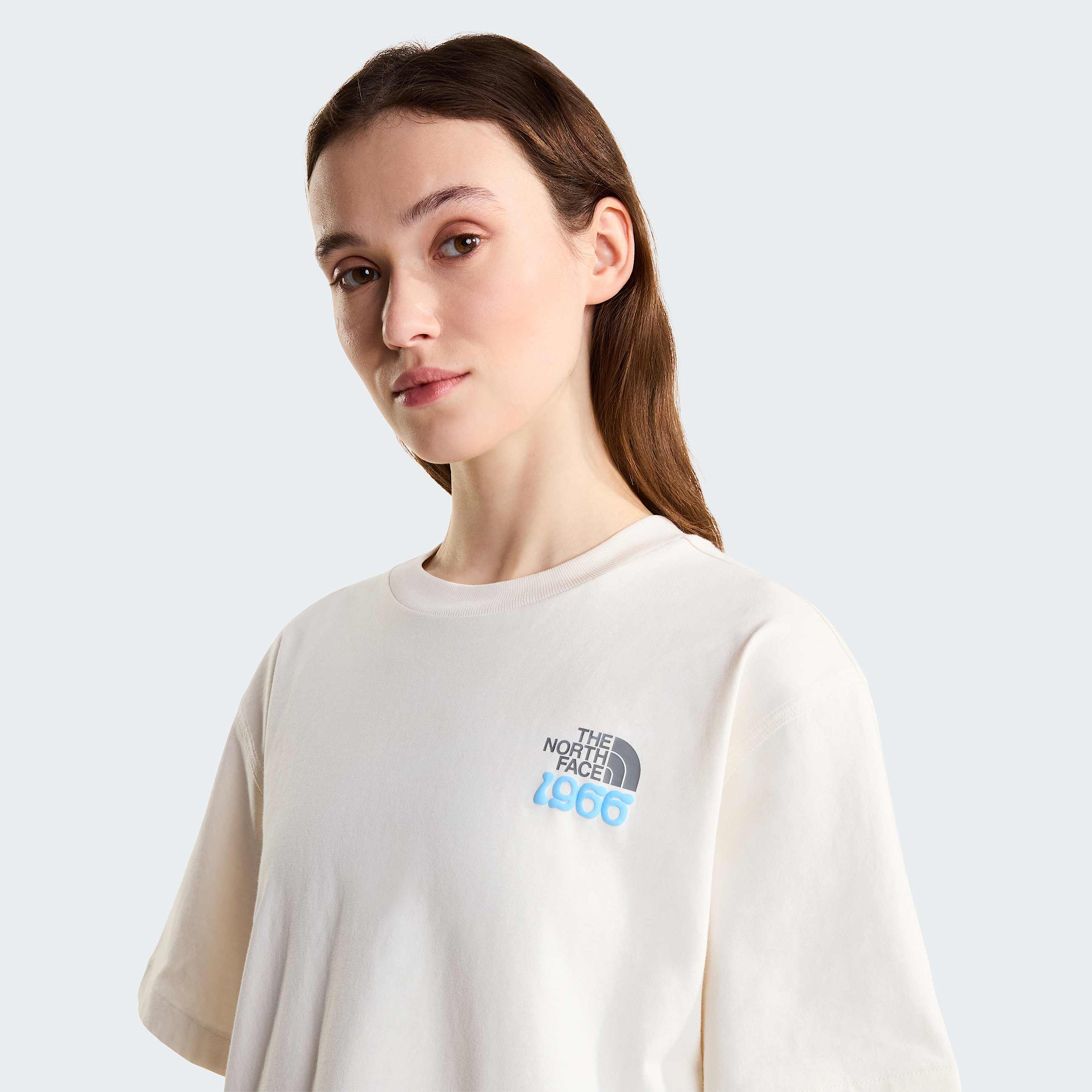 Unisex 1966 Flora Relaxed Graphic TShirt TNF White Dune ALT14