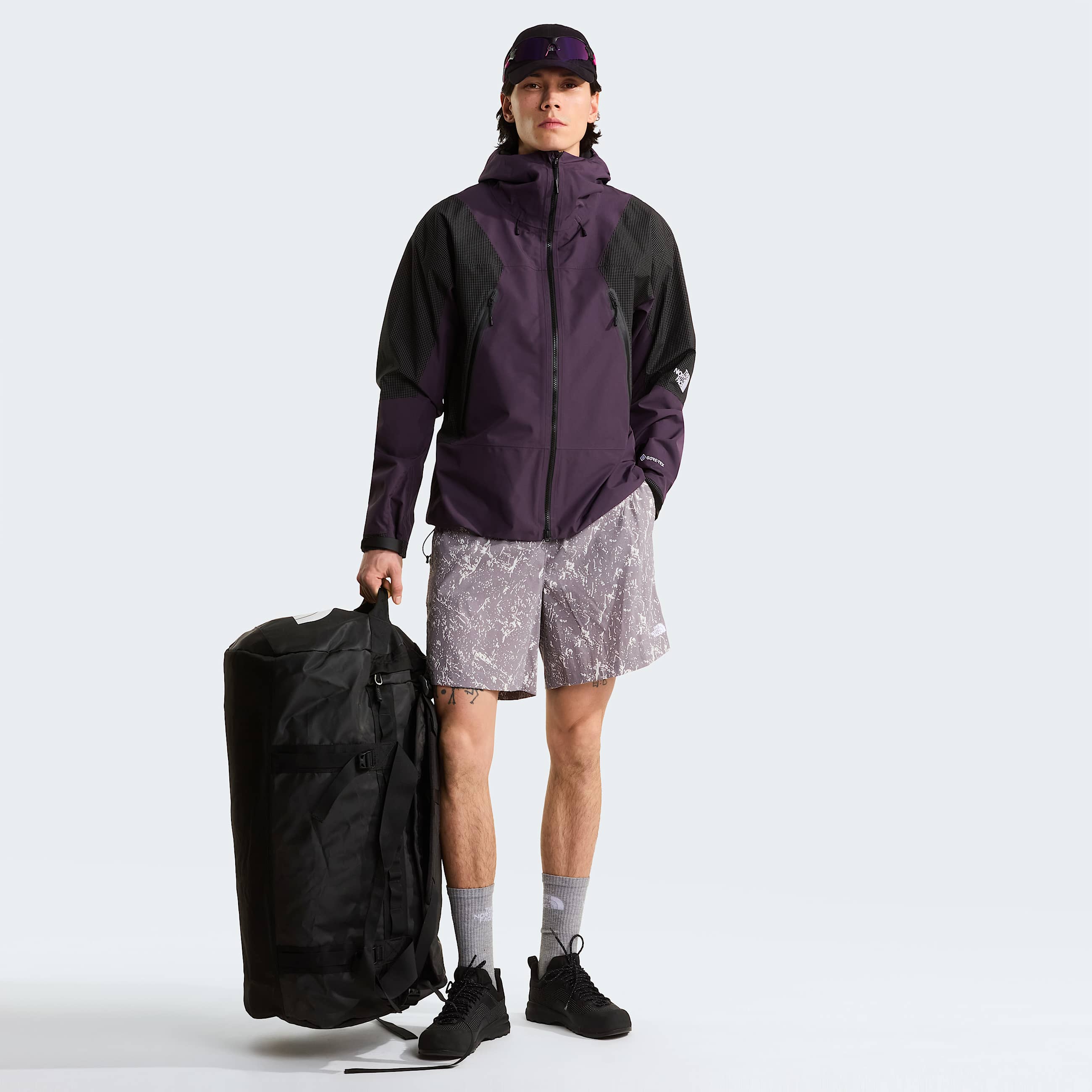 Base Camp Duffel 95L  Large TNF TNF BlackTNF WhiteNPF ALT6