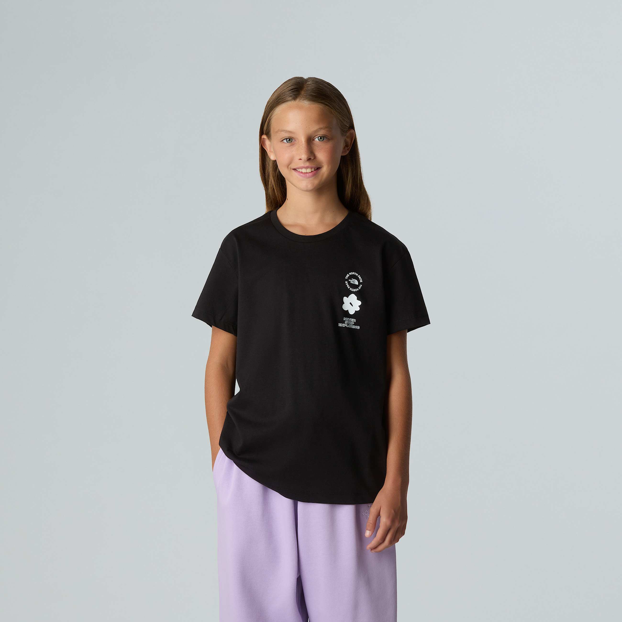 Tshirt Flower dalla vestibilit ampia con grafica da ragazza TNF ALT5