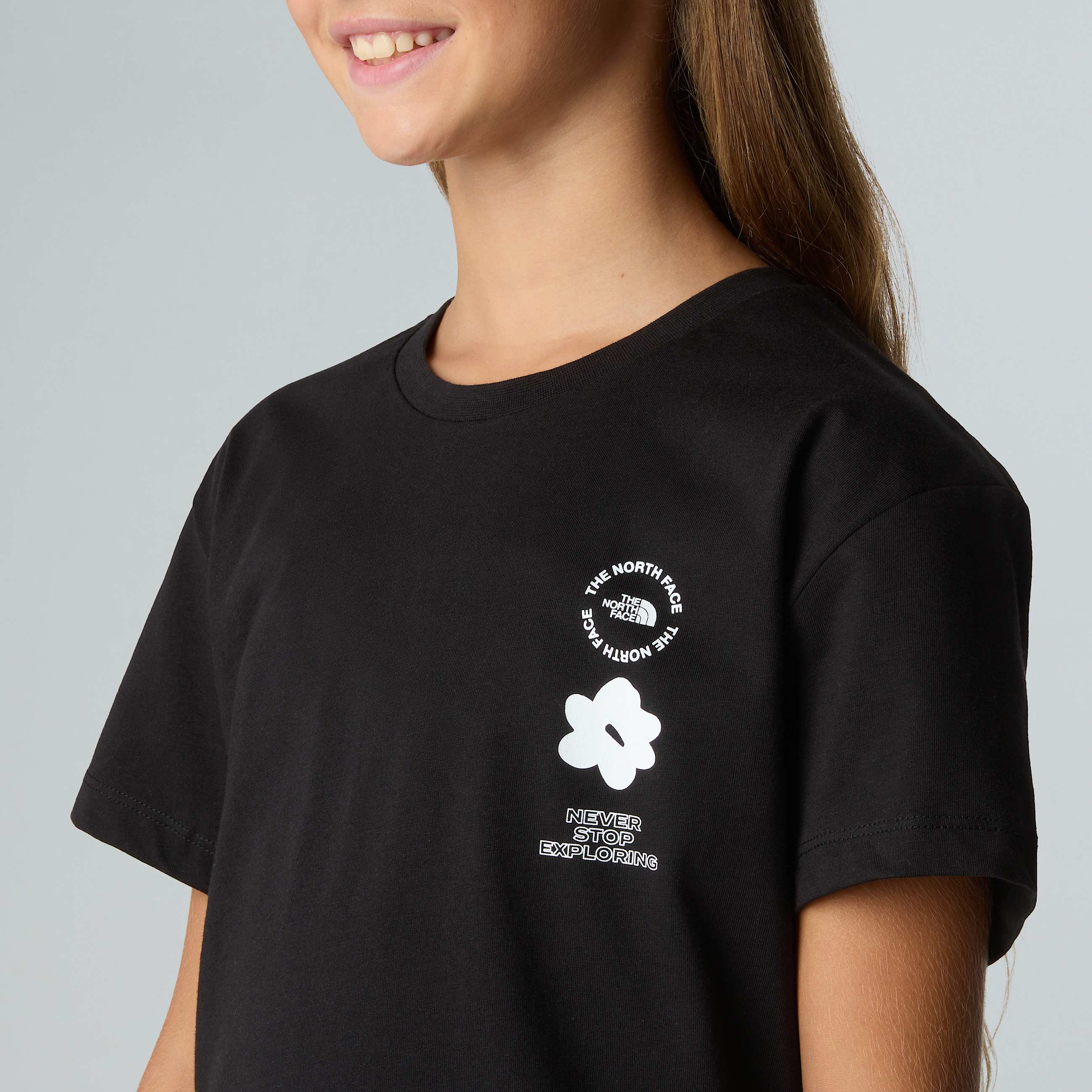 Tshirt Flower dalla vestibilit ampia con grafica da ragazza TNF ALT8