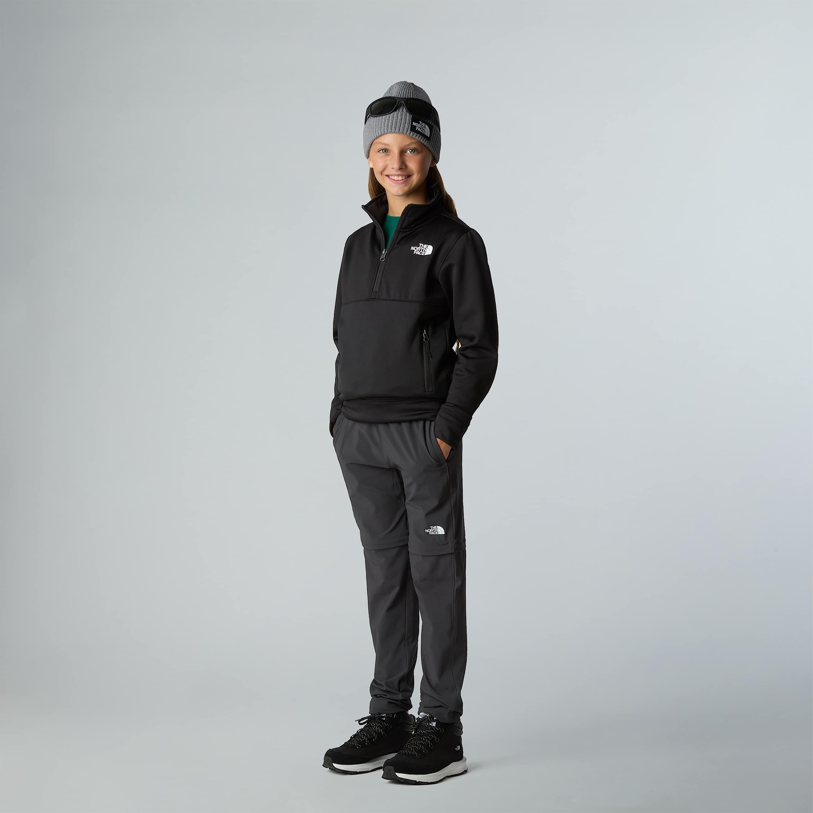 Teens 14 Zip Sweatshirt TNF ALT9