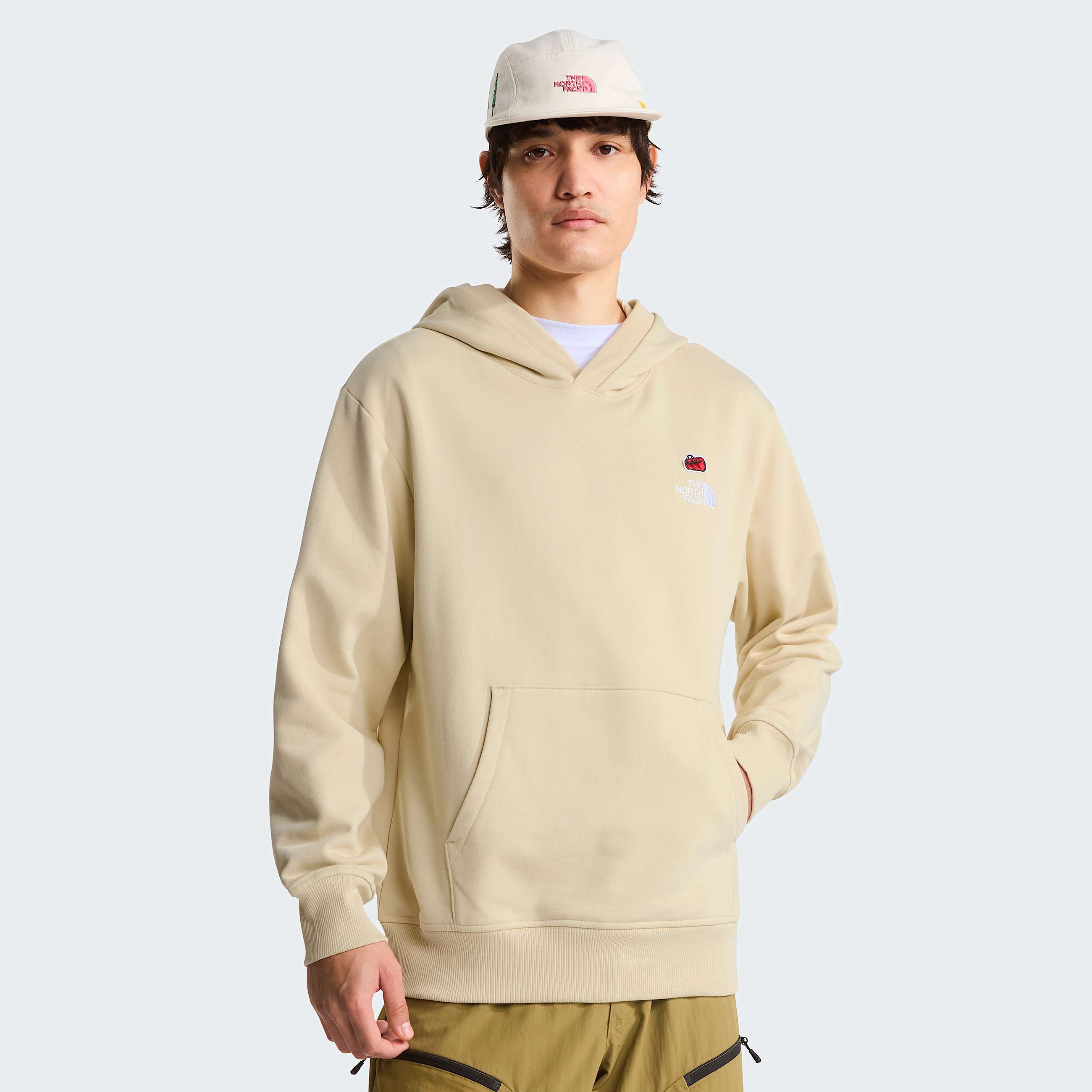 Unisex 60th Anniversary Patch Relaxed Hoodie TNF ALT4