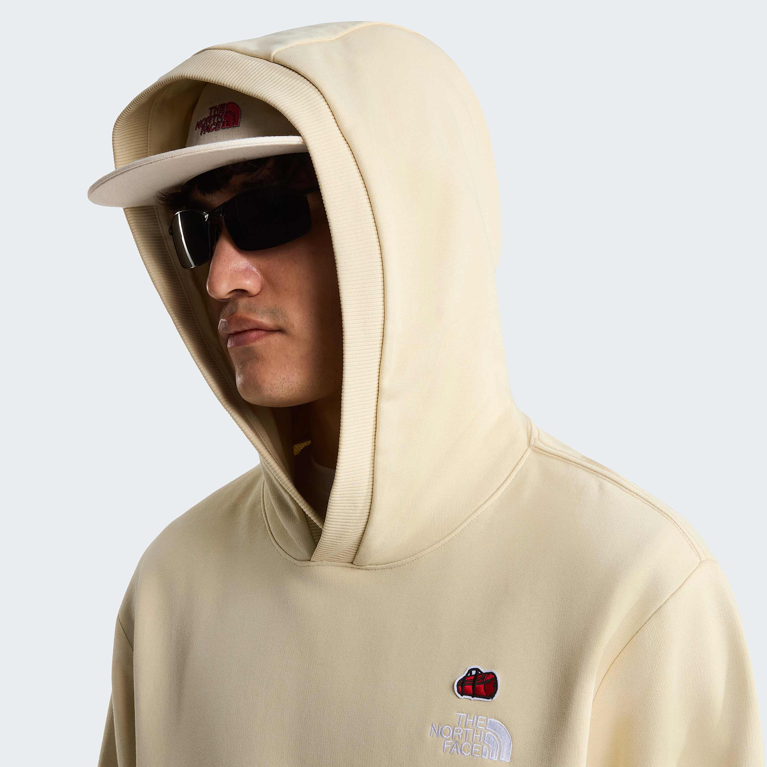 Unisex 60th Anniversary Patch Relaxed Hoodie TNF ALT8