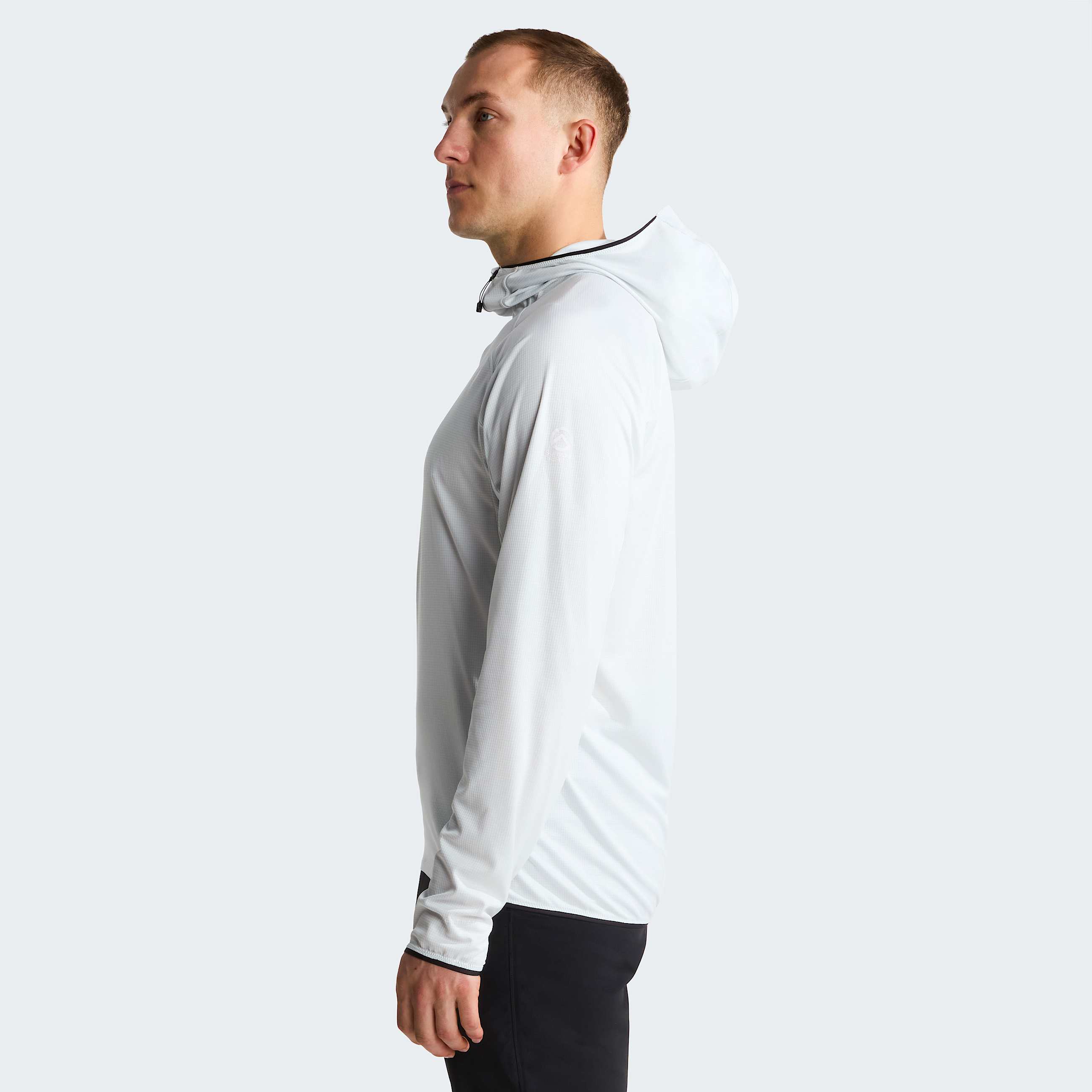 Mens Summit Direct Sun Hoodie TNF Pearl Stone ALT2