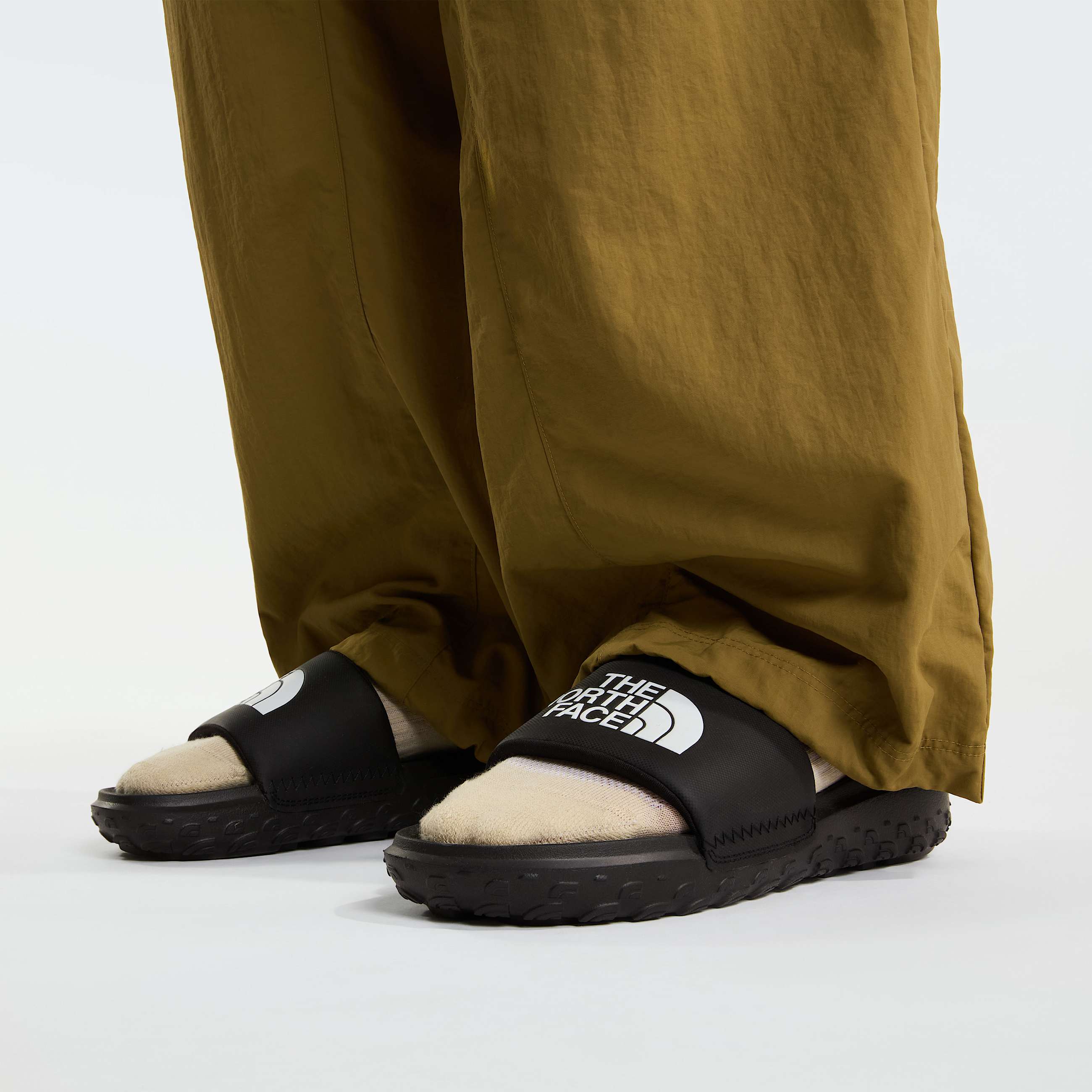 Mens Never Stop Cush Slides TNF ALT2