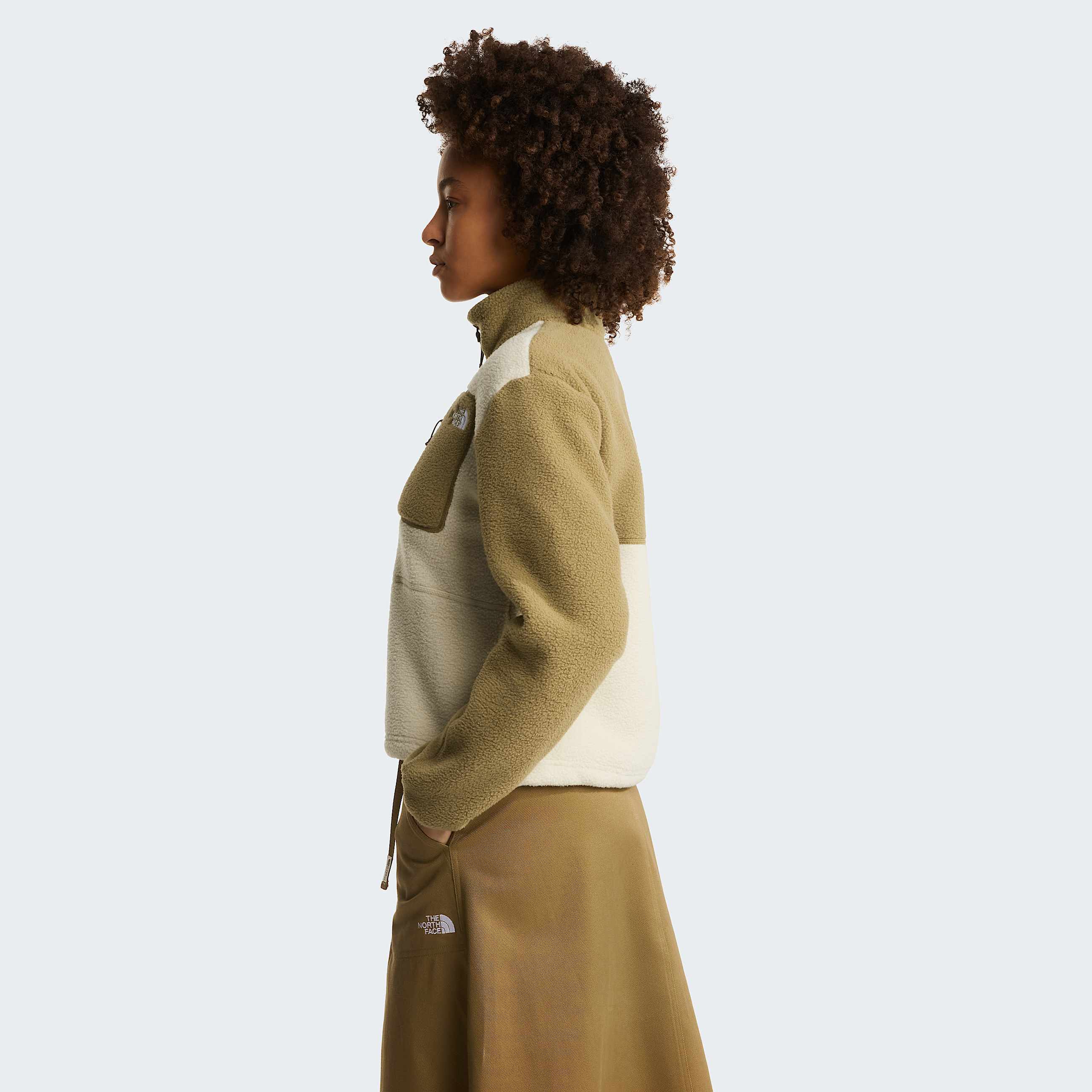 Veste en polaire  col zipp Yumiori pour femme TNF Desert StoneCedarCedar ALT2