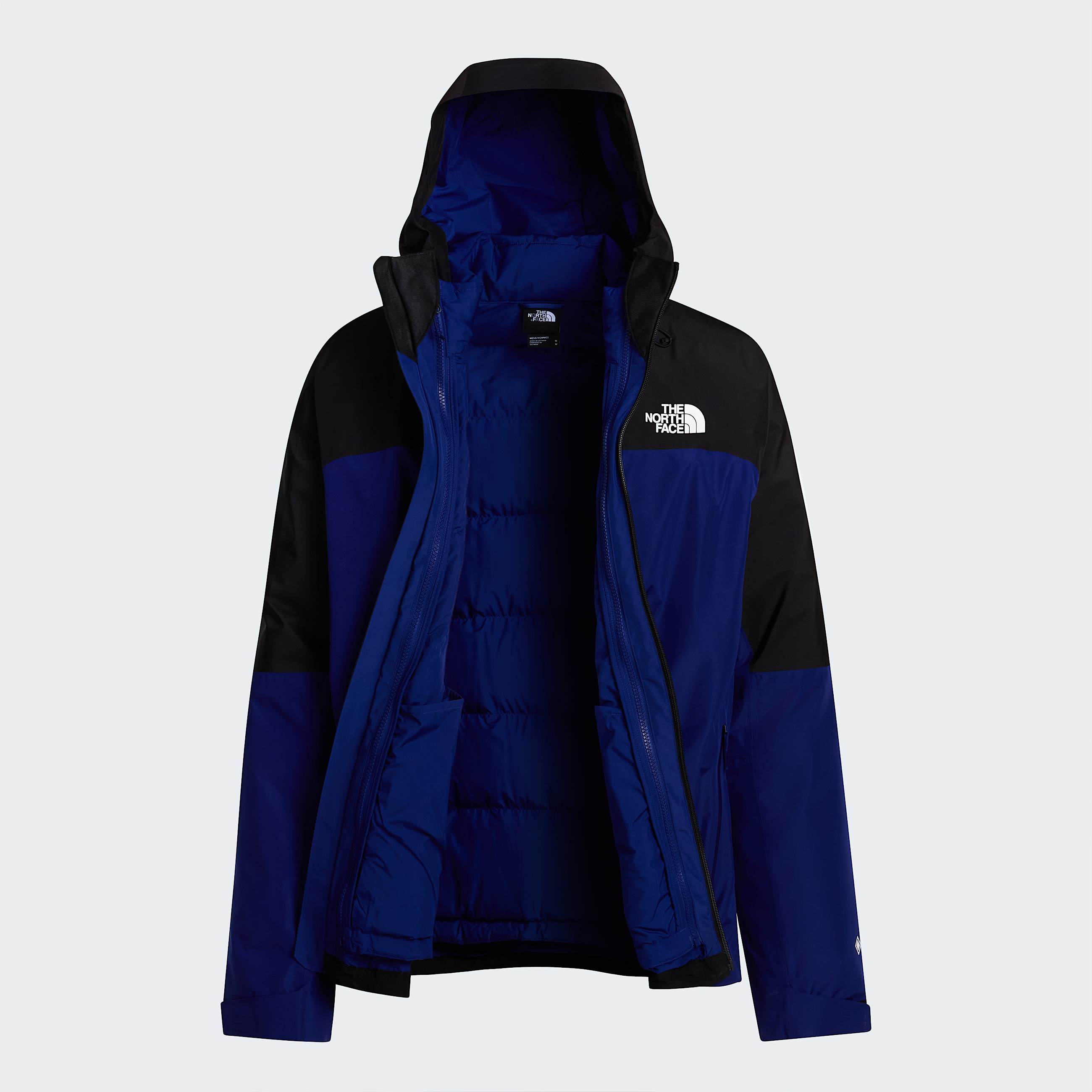Mens Mountain Light Triclimate 3in1 GORETEX Jacket TNF Bold BlueTNF Black ALT25