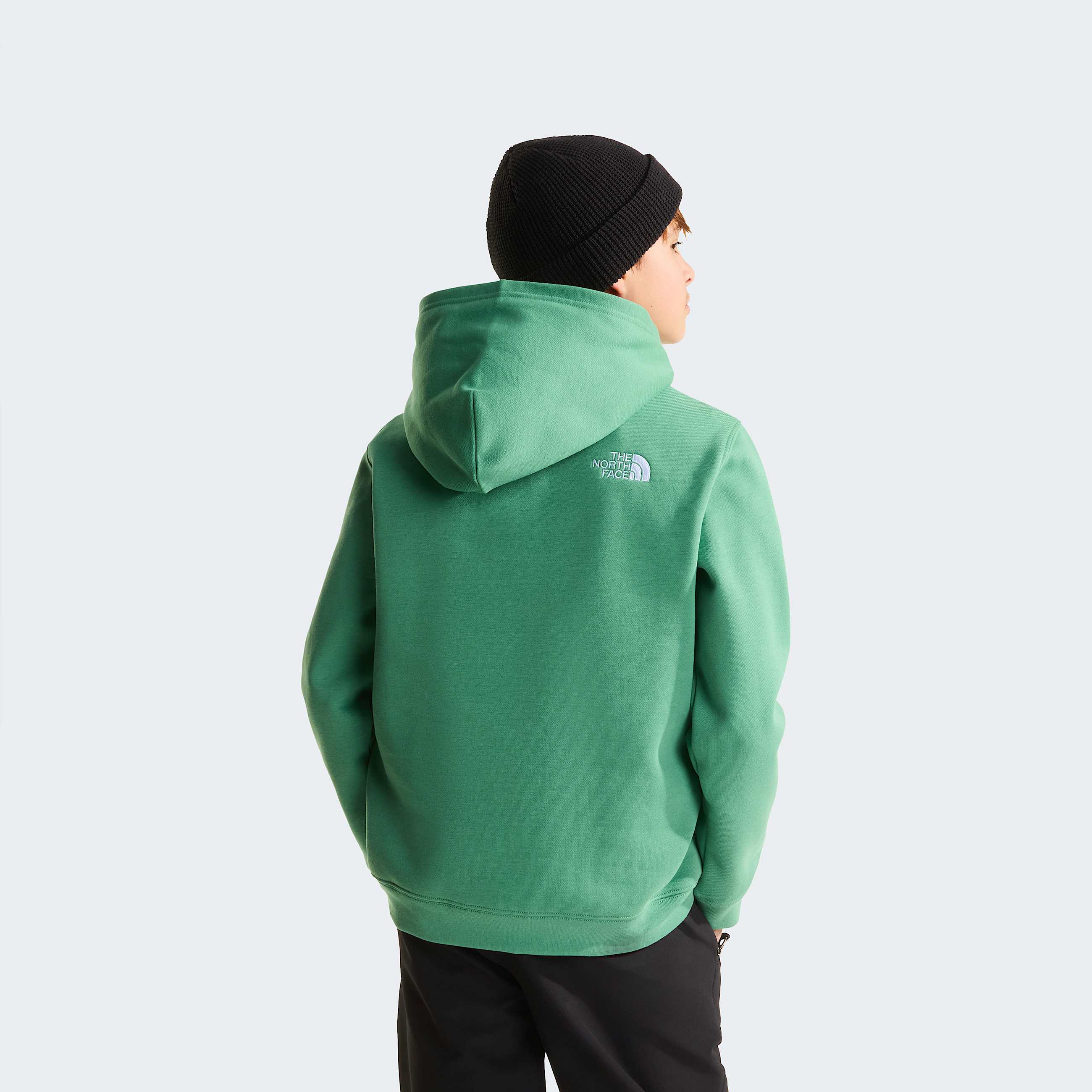 Teens TNF Essential Drew Peak Hoodie TNF ALT3