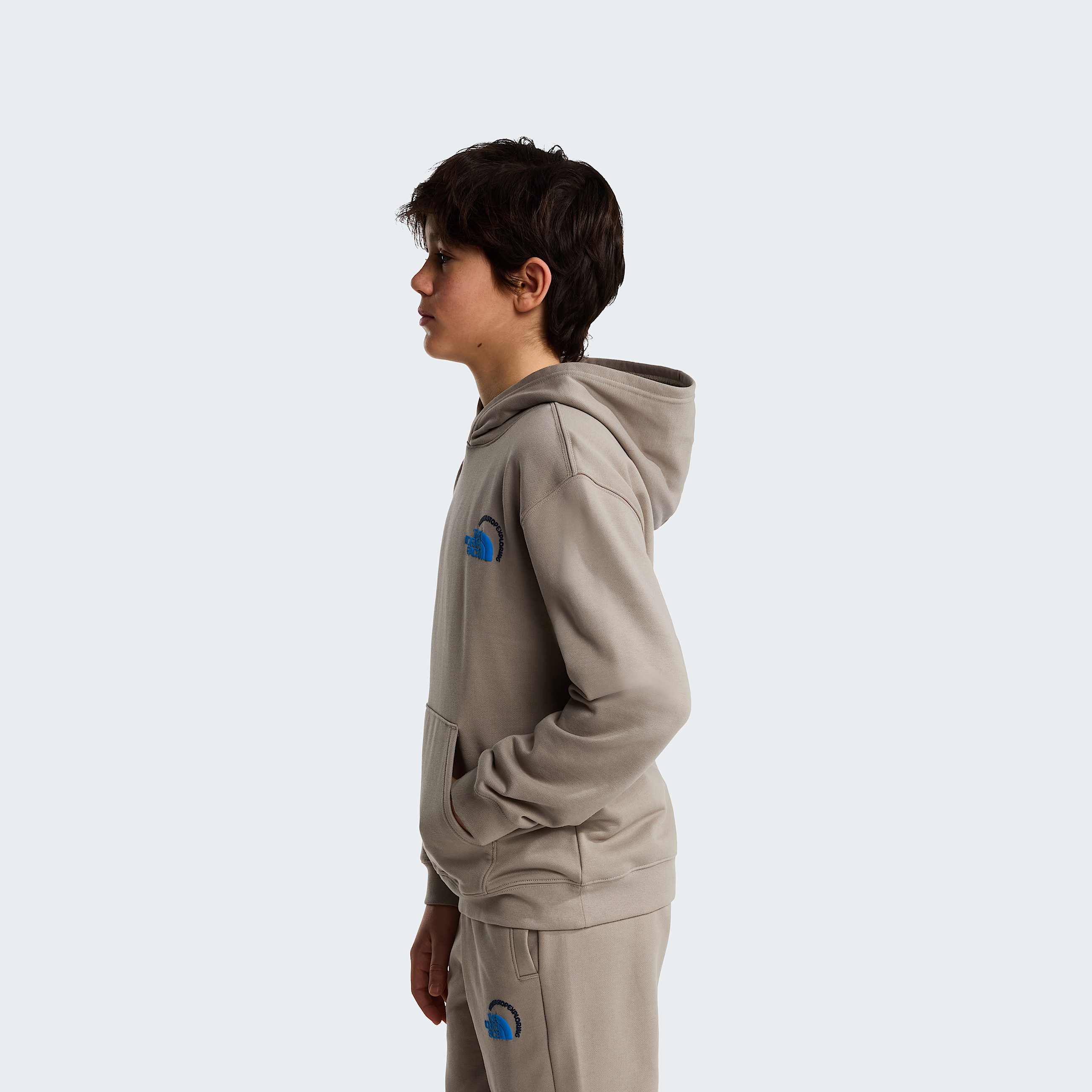 Sweat  capuche graphique dcontract Explore Fonts pour enfant TNF ALT3