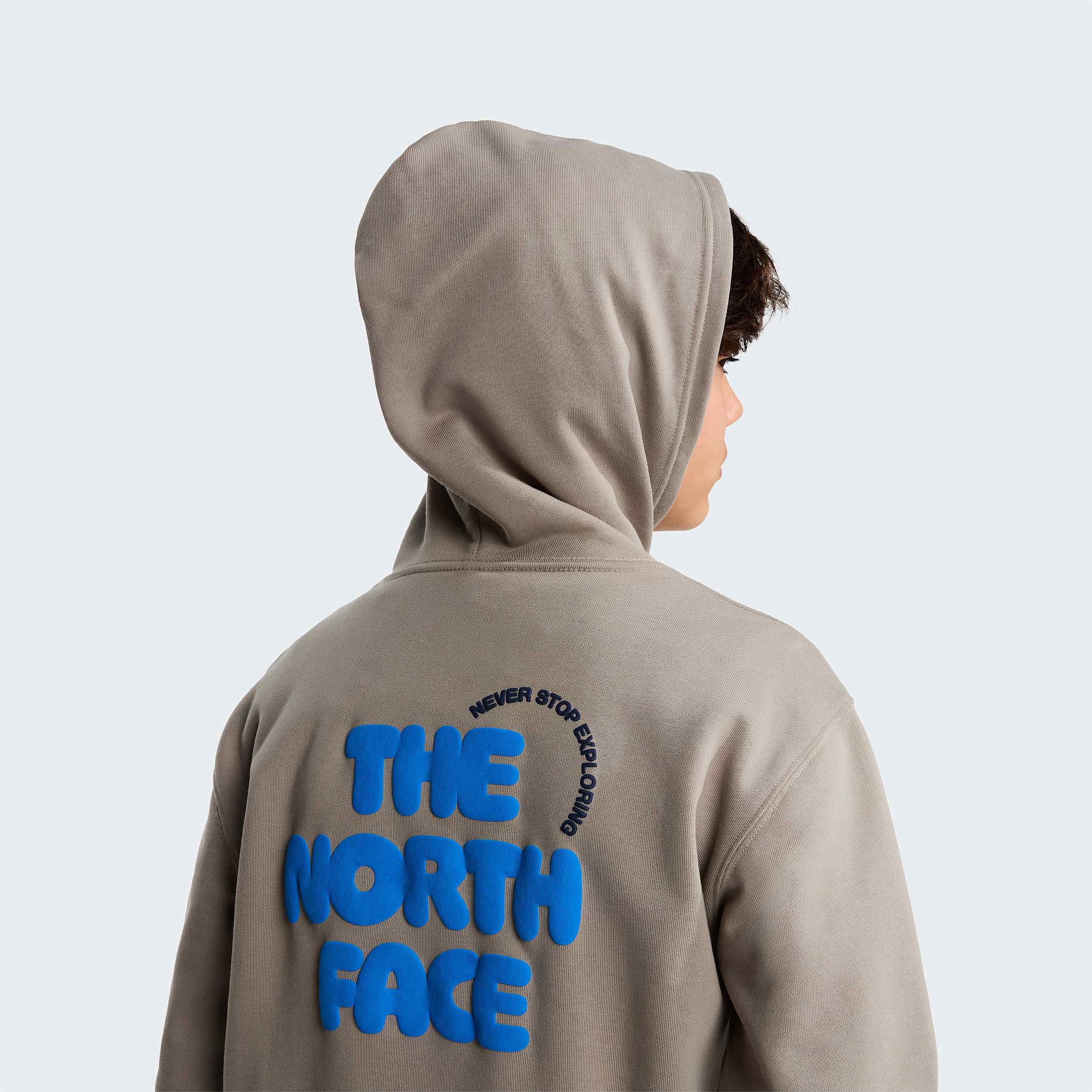 Sweat  capuche graphique dcontract Explore Fonts pour enfant TNF ALT5