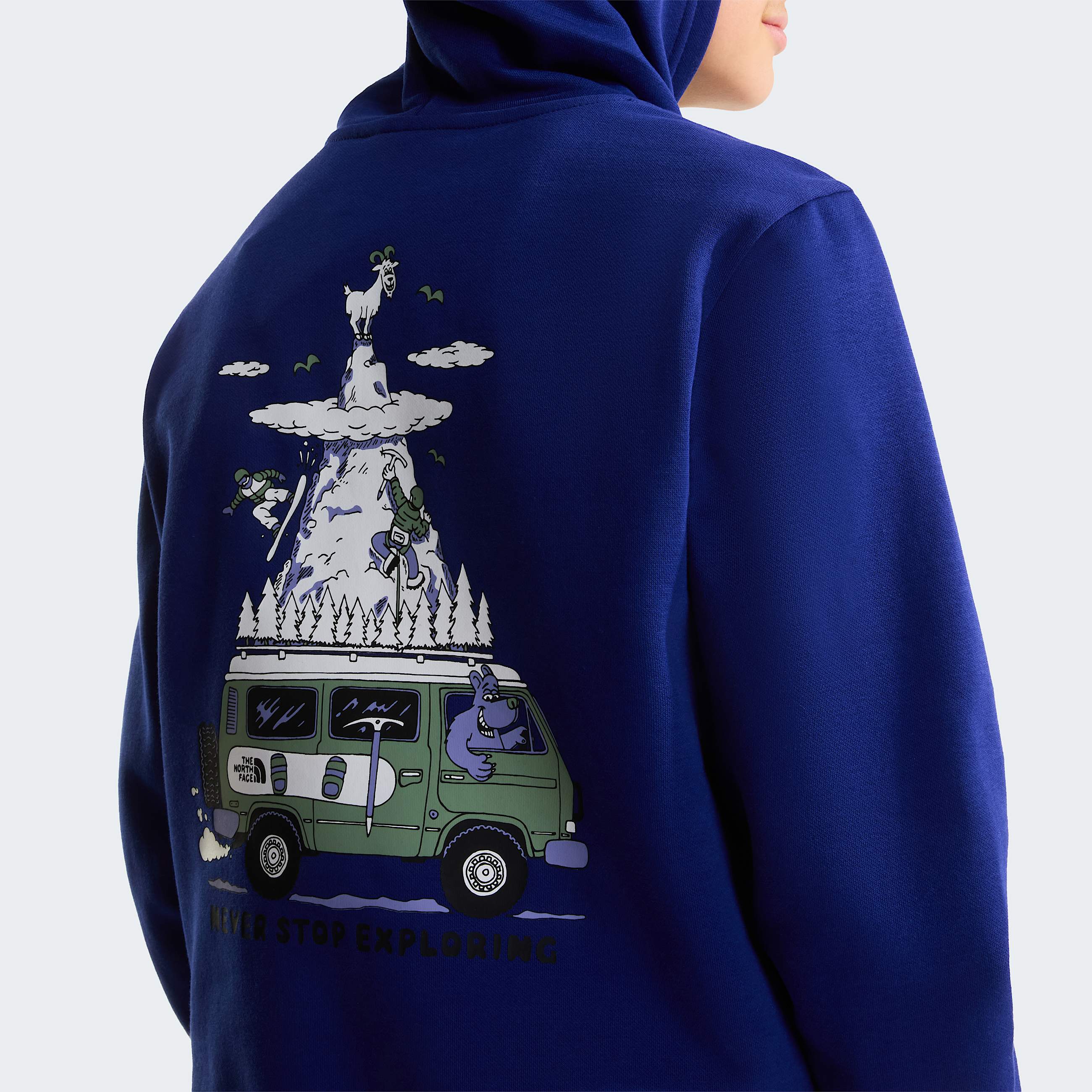 Sweat  capuche Graphic standard Outdoor pour enfant TNF ALT5
