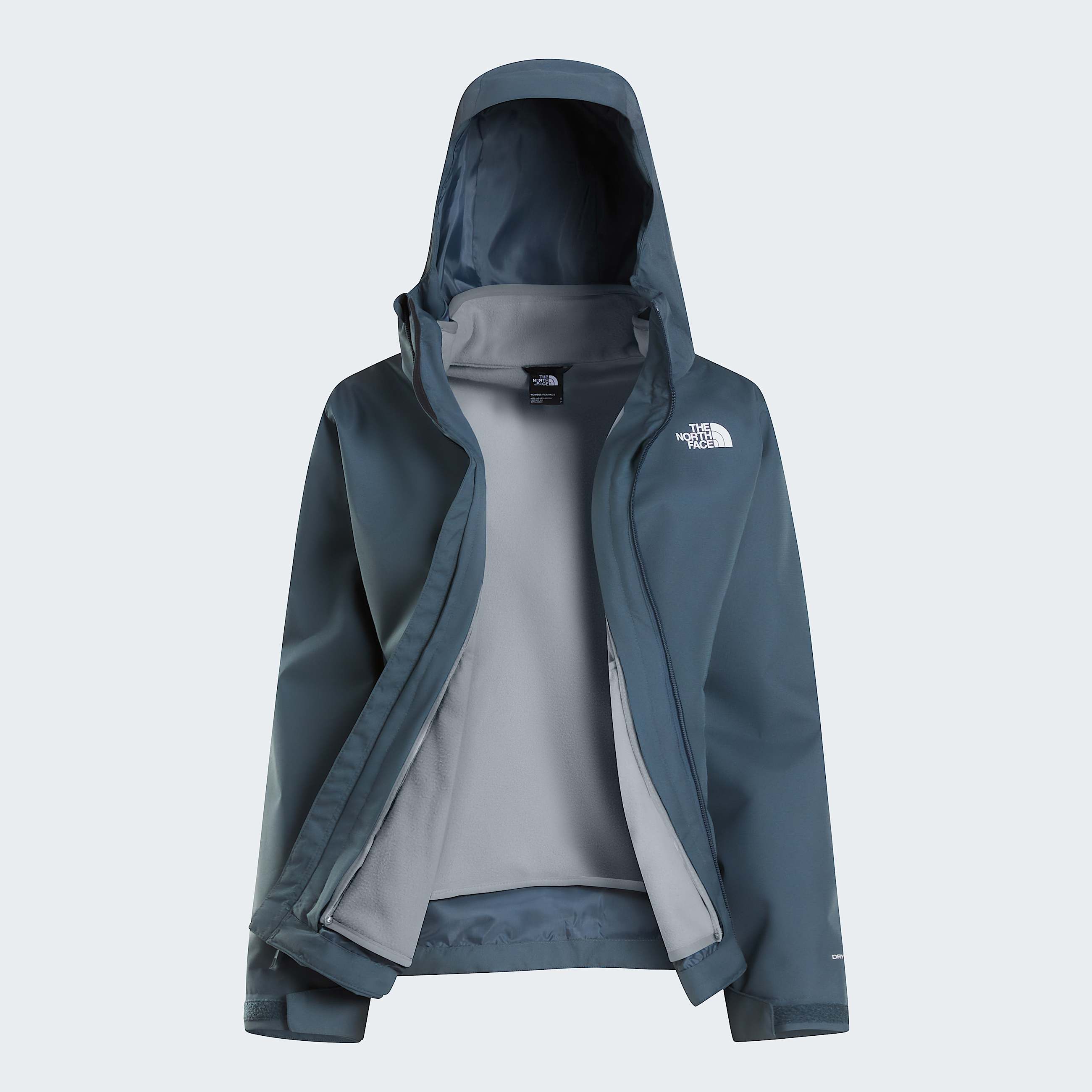 Veste Quest DryVent Triclimate 3en1 pour femme TNF Granite GreyFrost Grey ALT16