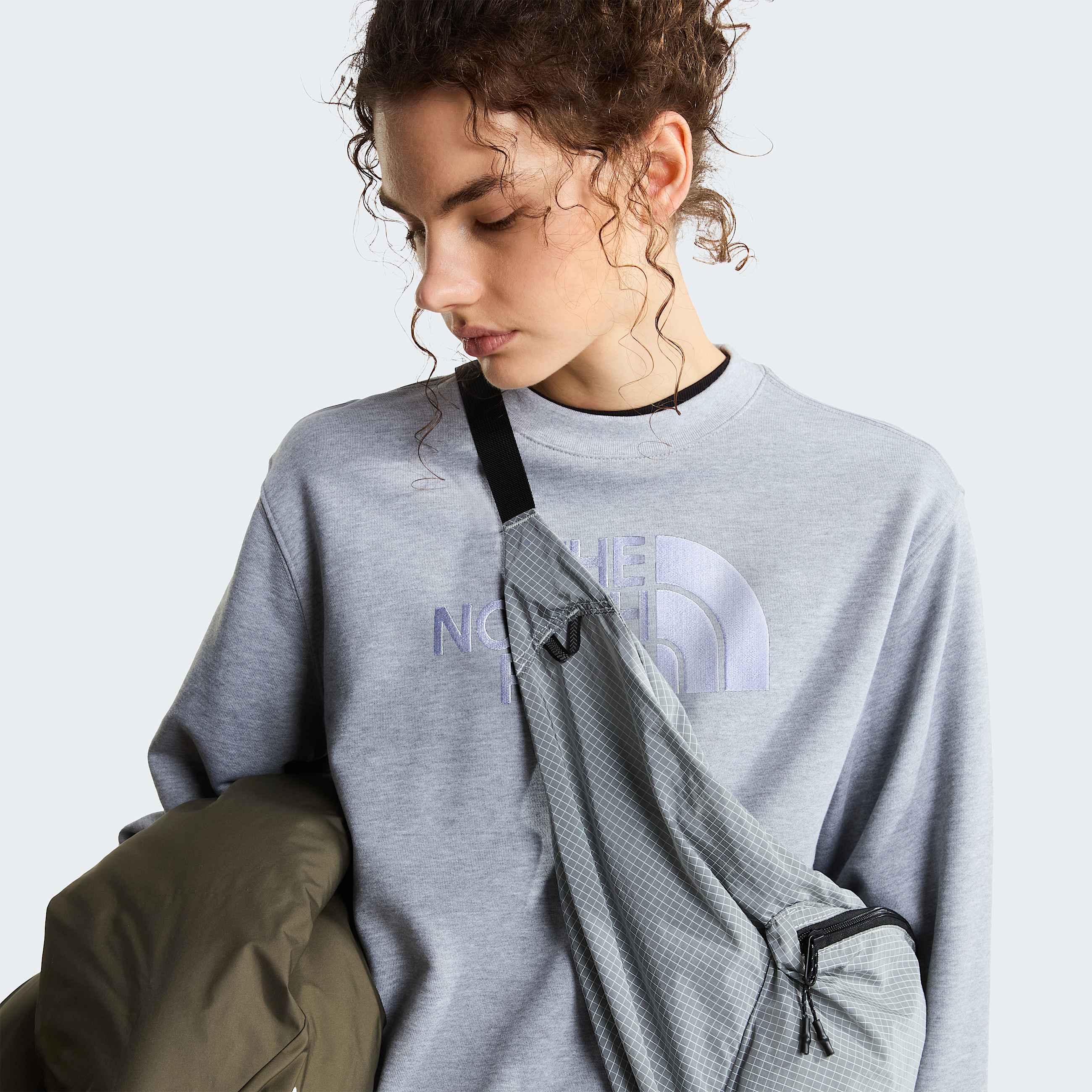 Felpa TNF Essential Terry Simple Dome Relaxed da donna TNF ALT5
