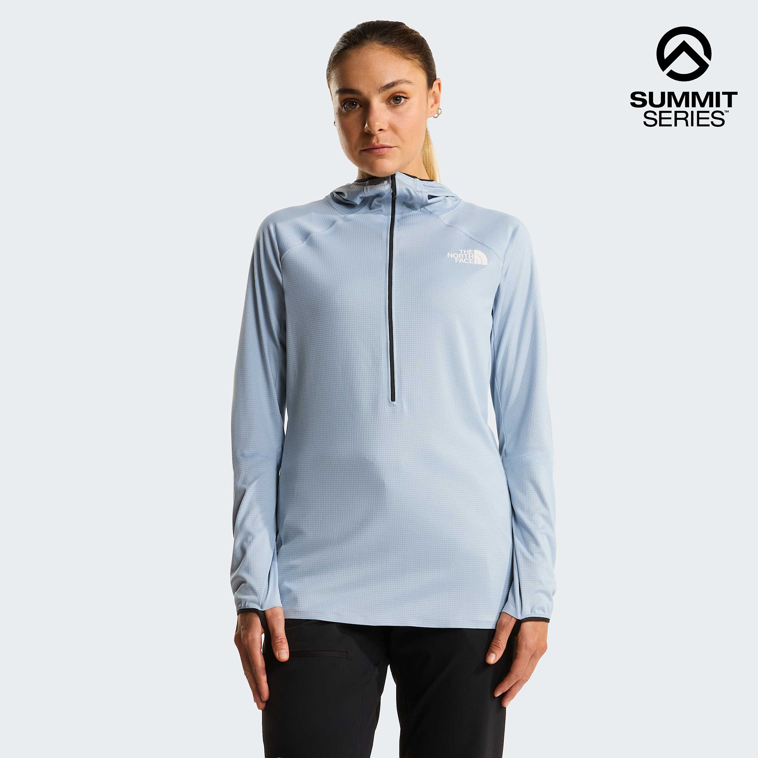 Womens Summit Direct Sun Hoodie TNF HERO