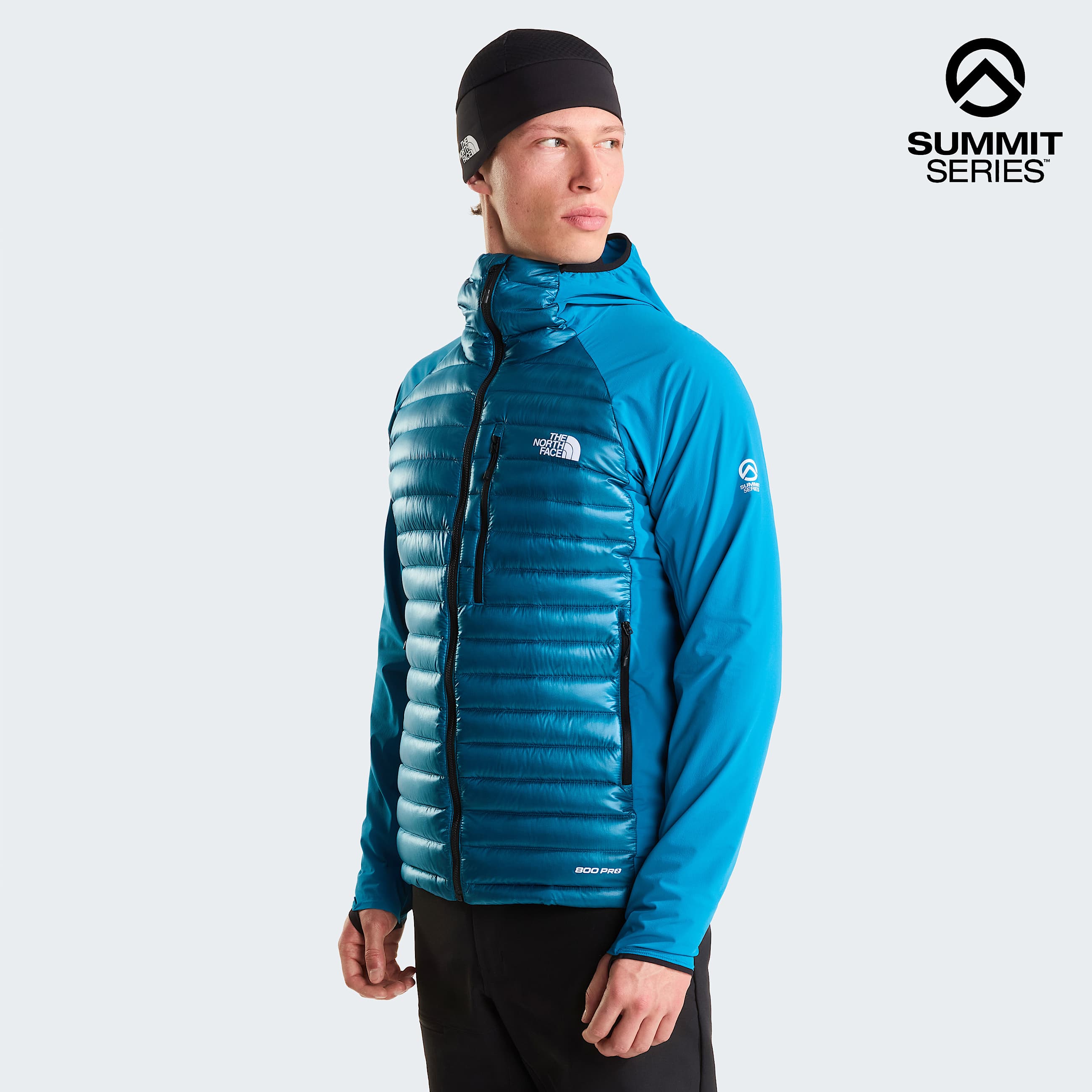 Summit Breithorn Lightweight Hybridjas met capuchon voor heren TNF Dusk Blue HERO
